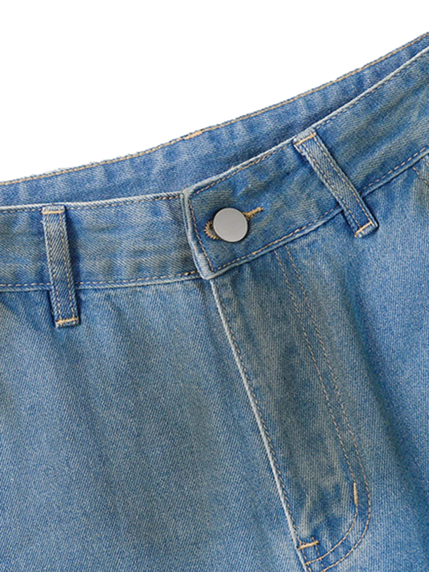 Thesupermade Washed Distressed Jeans - 2143 sold by Thesupermade product image thumbnail 3