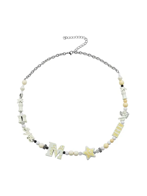 Thesupermade Lucky Star Collarbone Necklace sold by Thesupermade