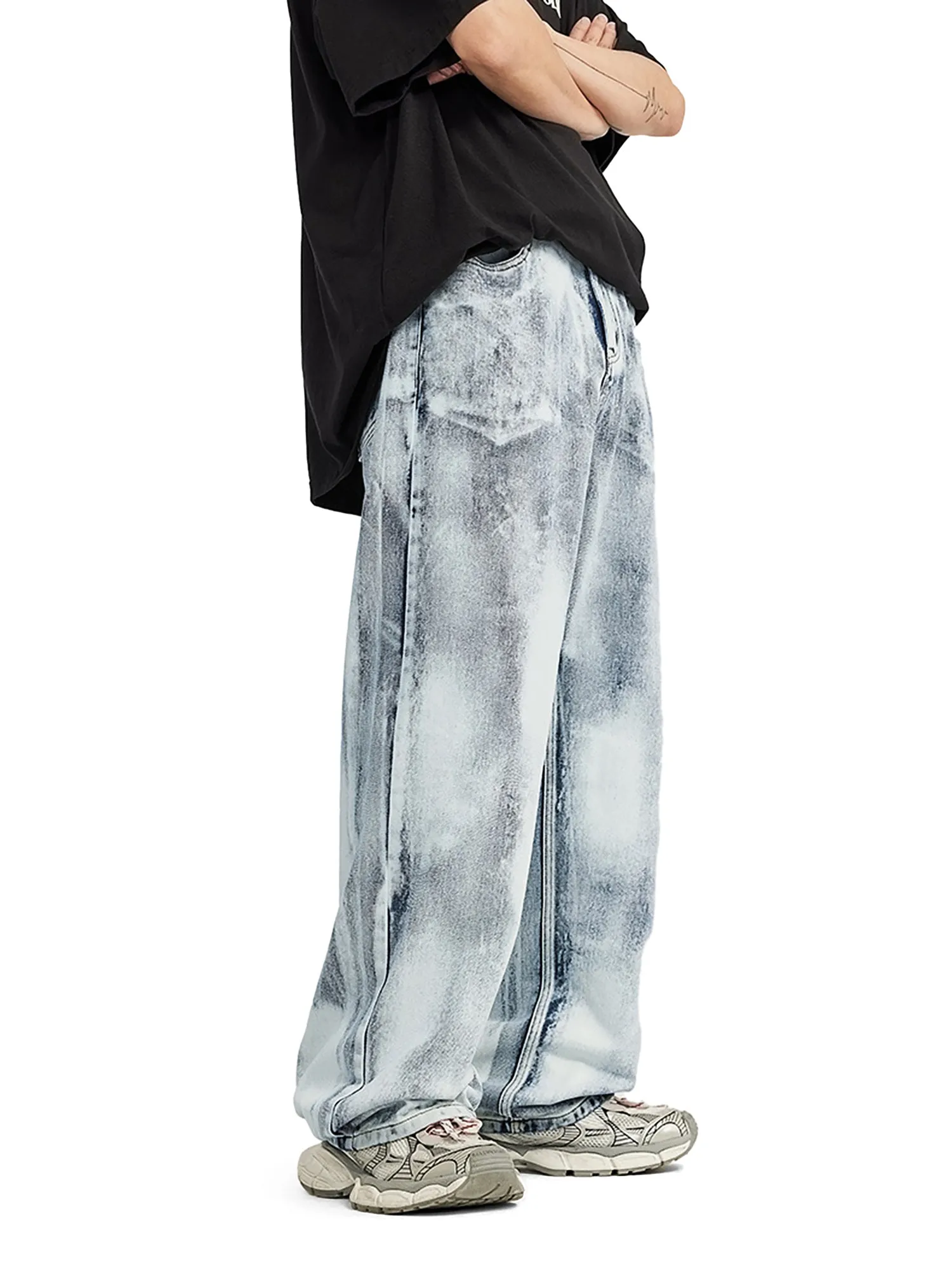 Street Style Gradient Sfumato Jeans sold by Thesupermade product image thumbnail 3