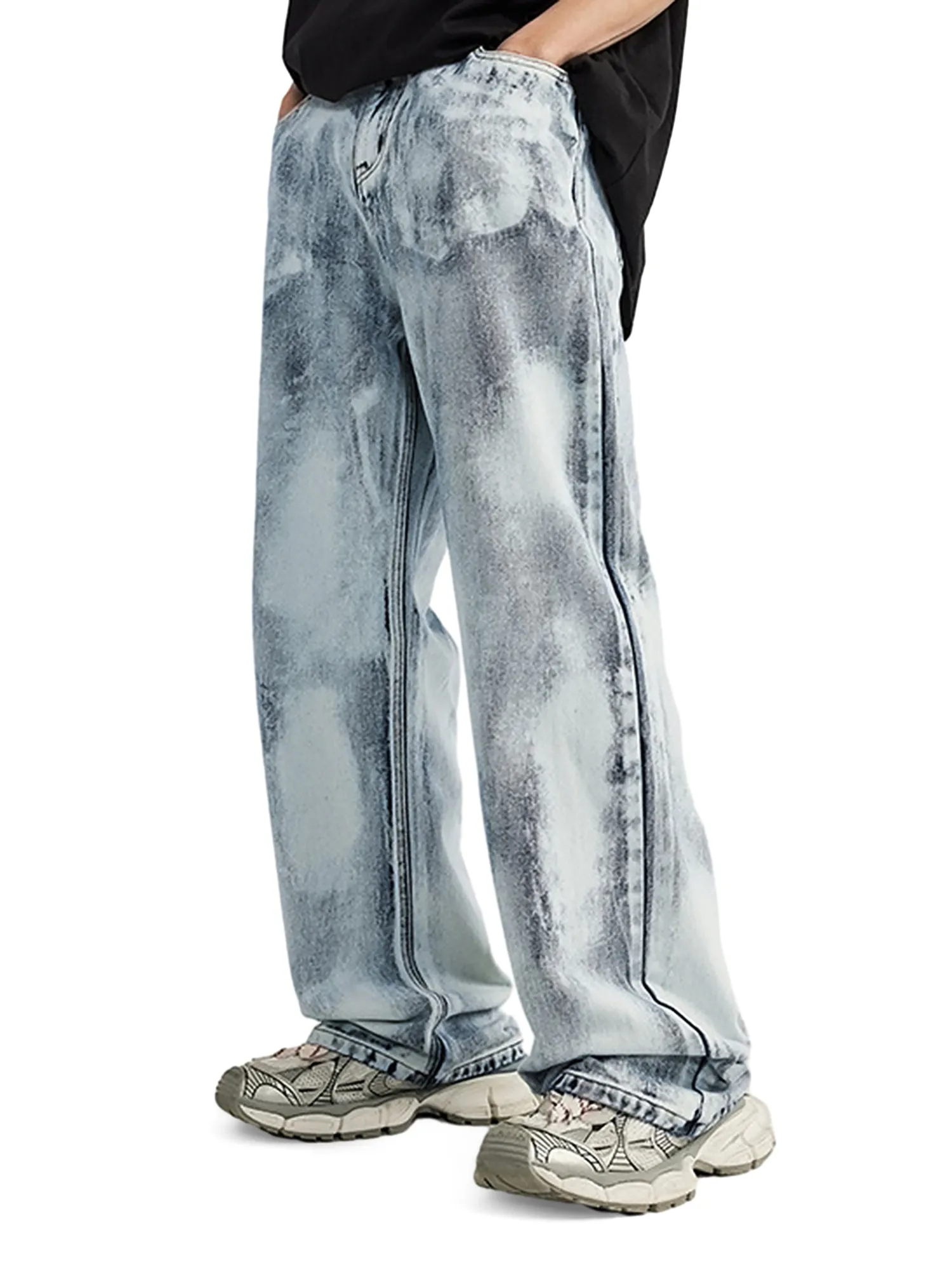 Street Style Gradient Sfumato Jeans sold by Thesupermade product image thumbnail 2