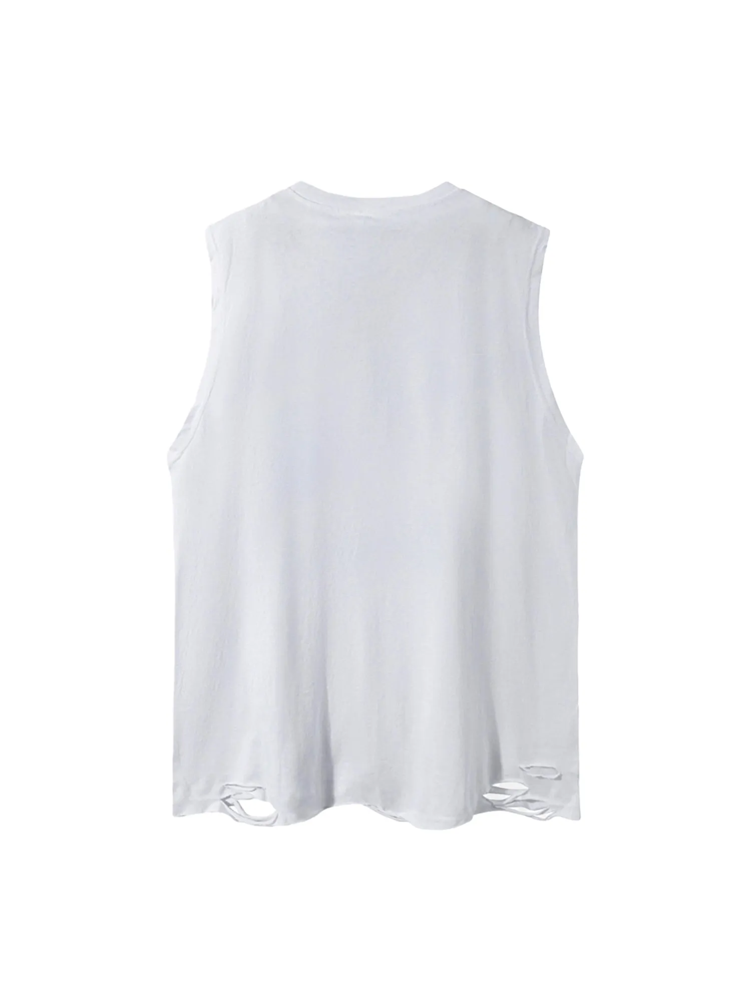 Thesupermade Metallic Embellished Graffiti Floral Print Vest sold by Thesupermade product image thumbnail 4