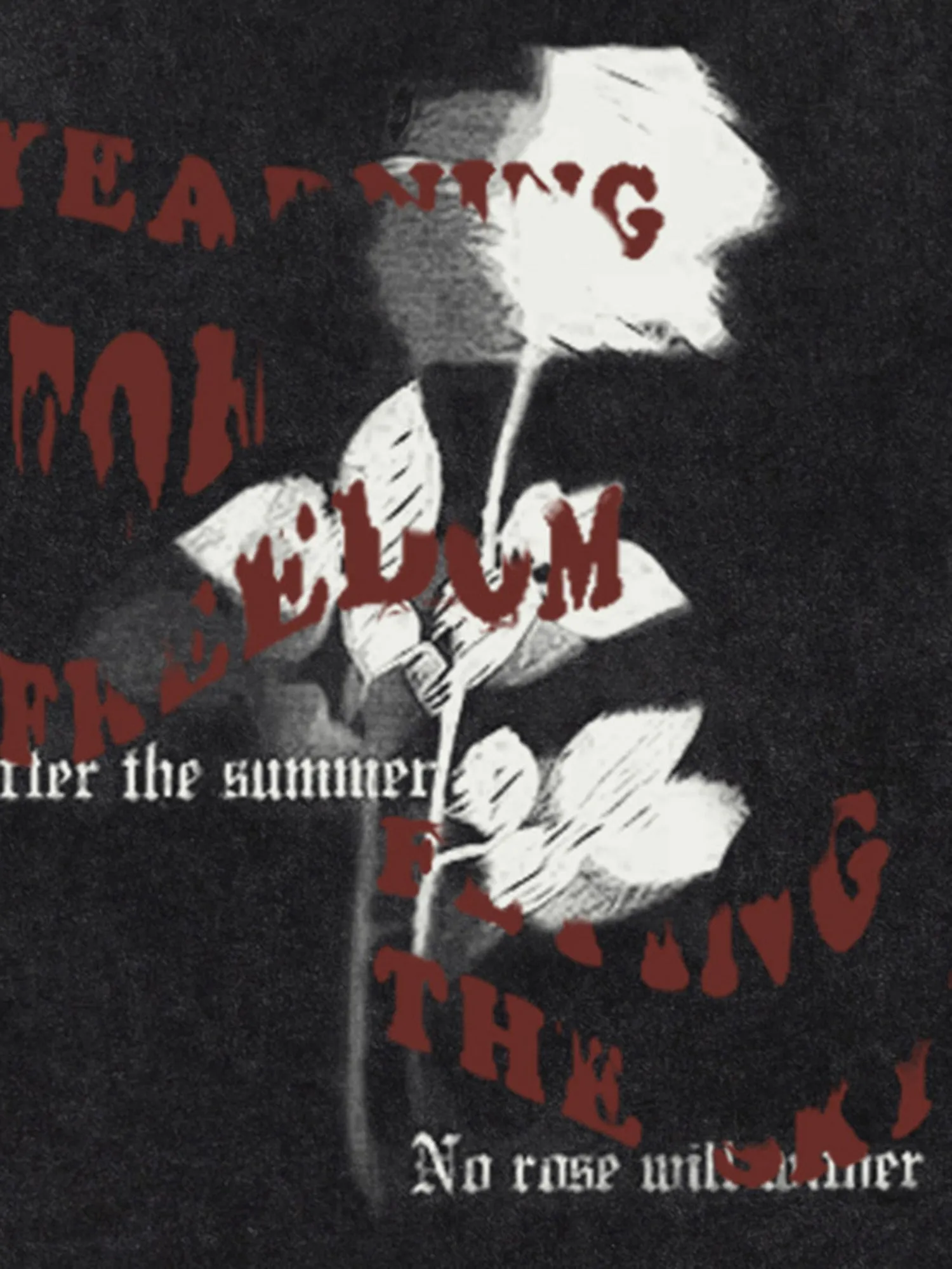 Thesupermade Metallic Embellished Graffiti Floral Print Vest sold by Thesupermade product image thumbnail 5