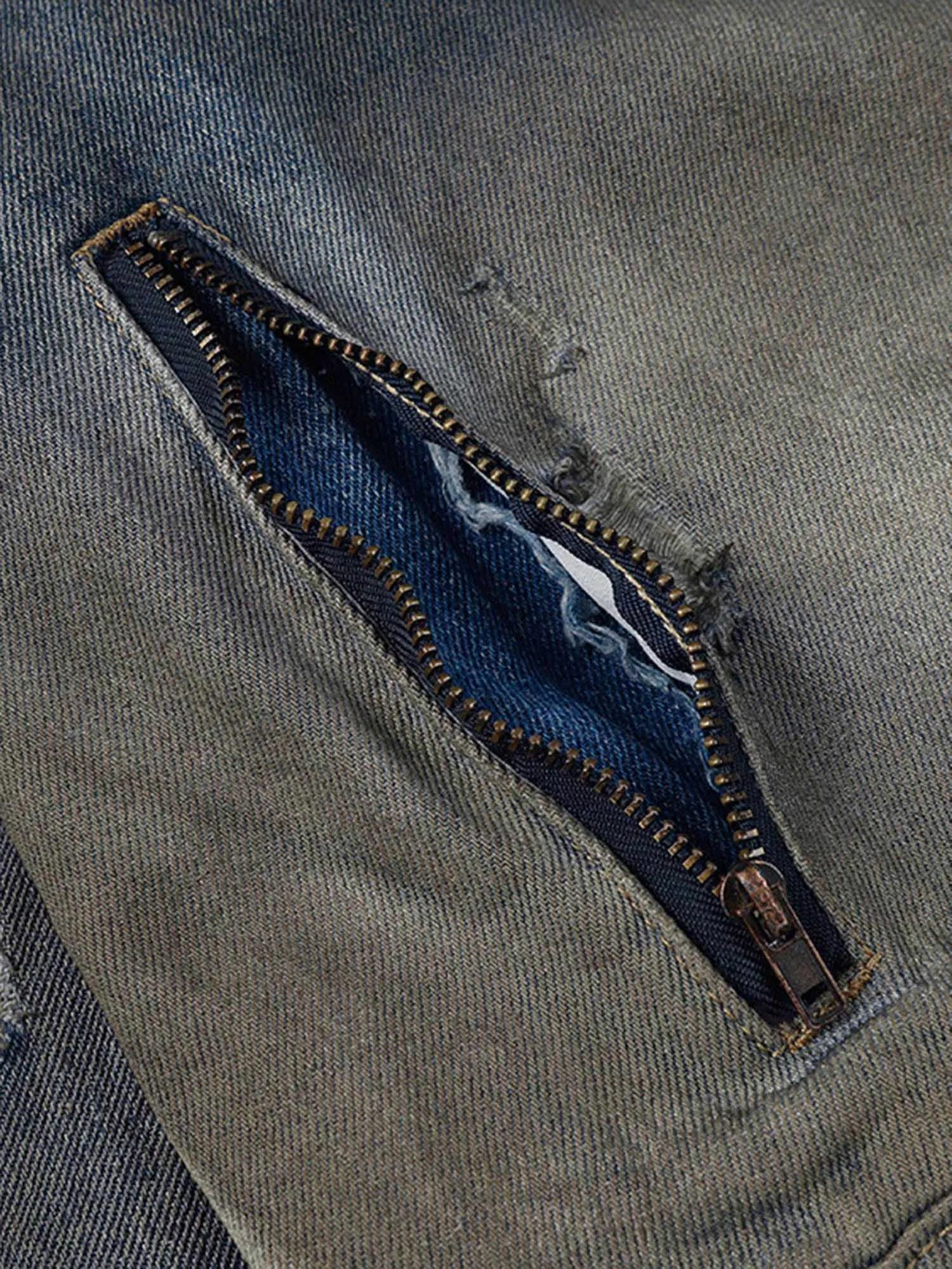 Thesupermade High Street Heavy Washed Denim Jacket sold by Thesupermade product image thumbnail 5