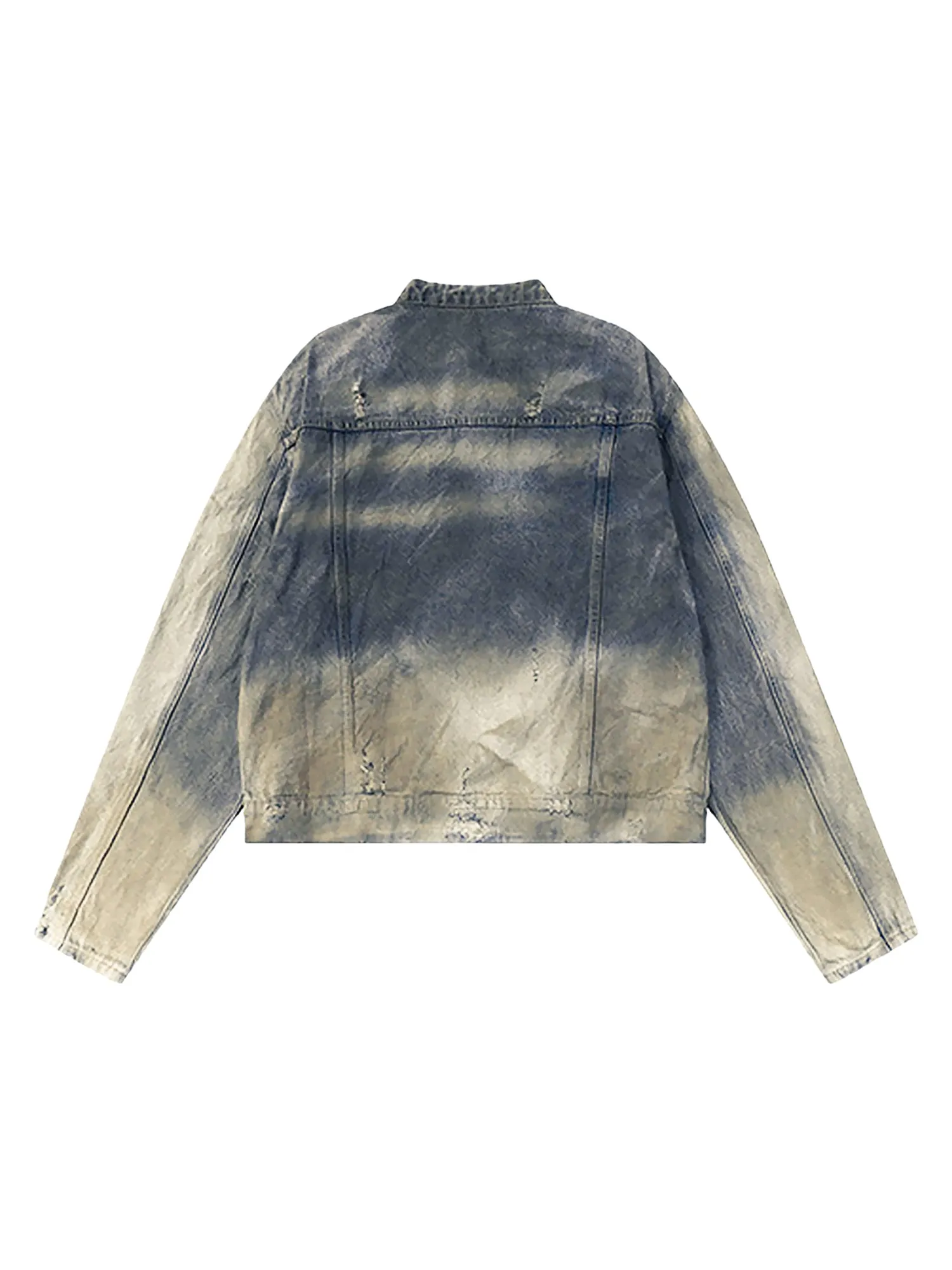 Thesupermade High Street Heavy Washed Denim Jacket sold by Thesupermade product image thumbnail 2