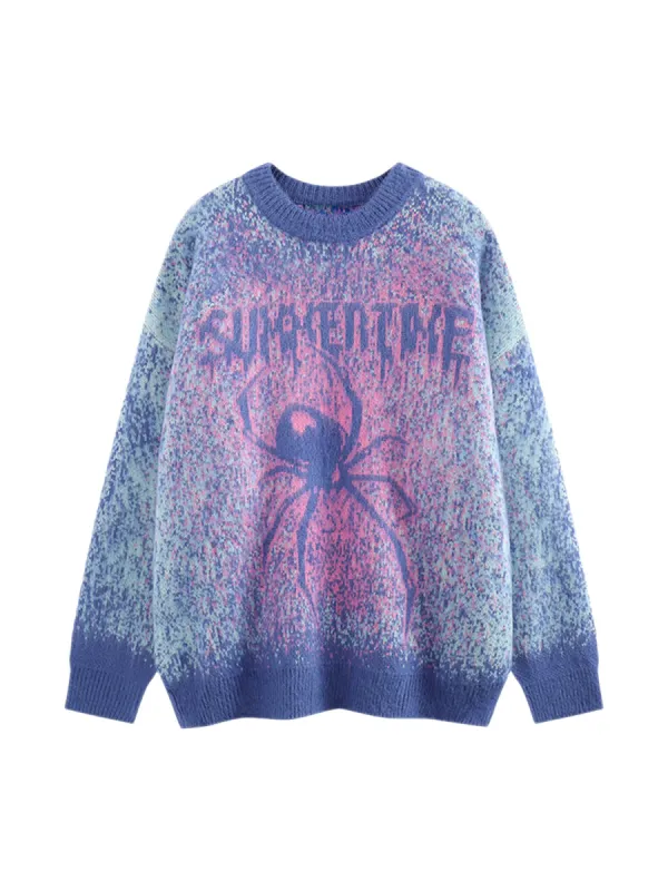 Thesupermade Oversized Spider Sweater - 1835 sold by Thesupermade
