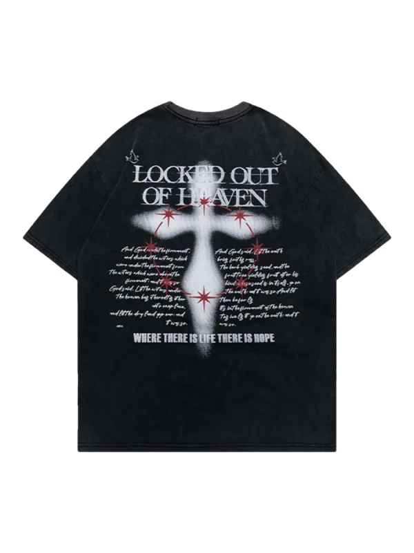 Thesupermade Dark Heavyweight Cotton T-shirt sold by Thesupermade