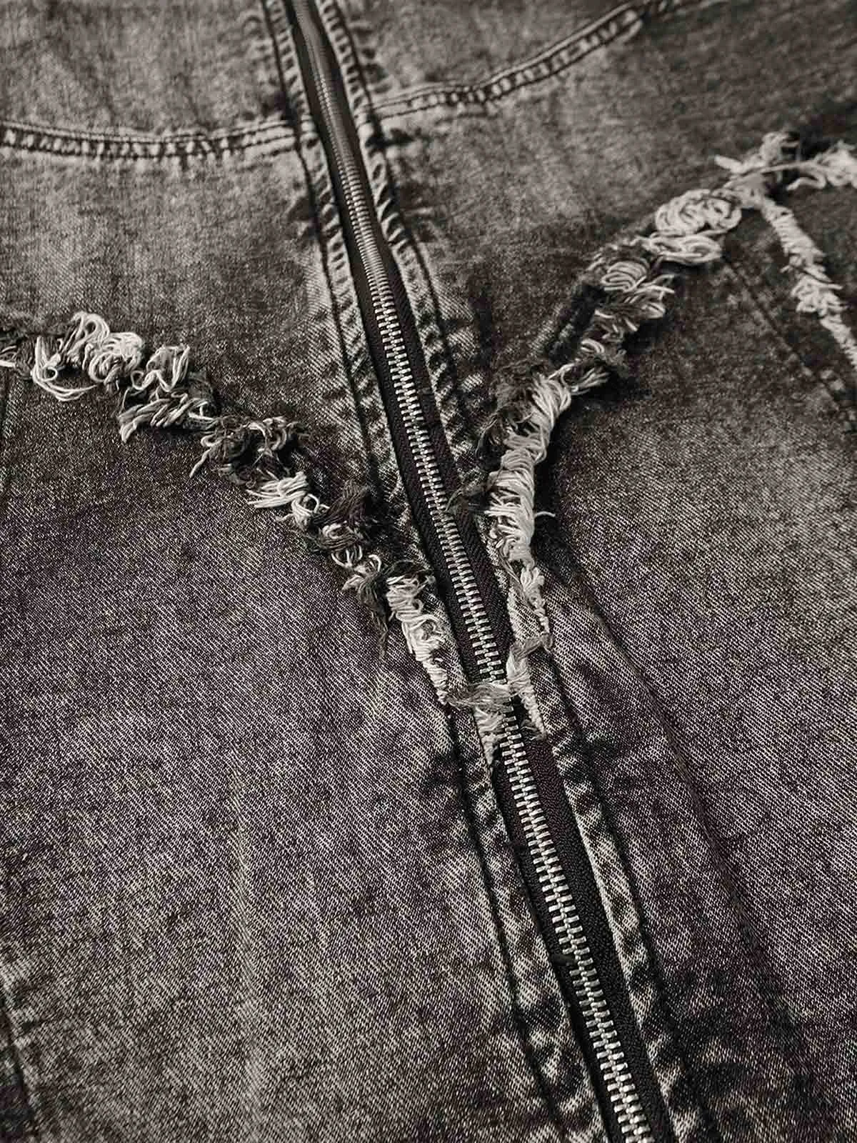 Thesupermade Street Washed Vintage Denim Shirt - 2121 sold by Thesupermade product image thumbnail 4