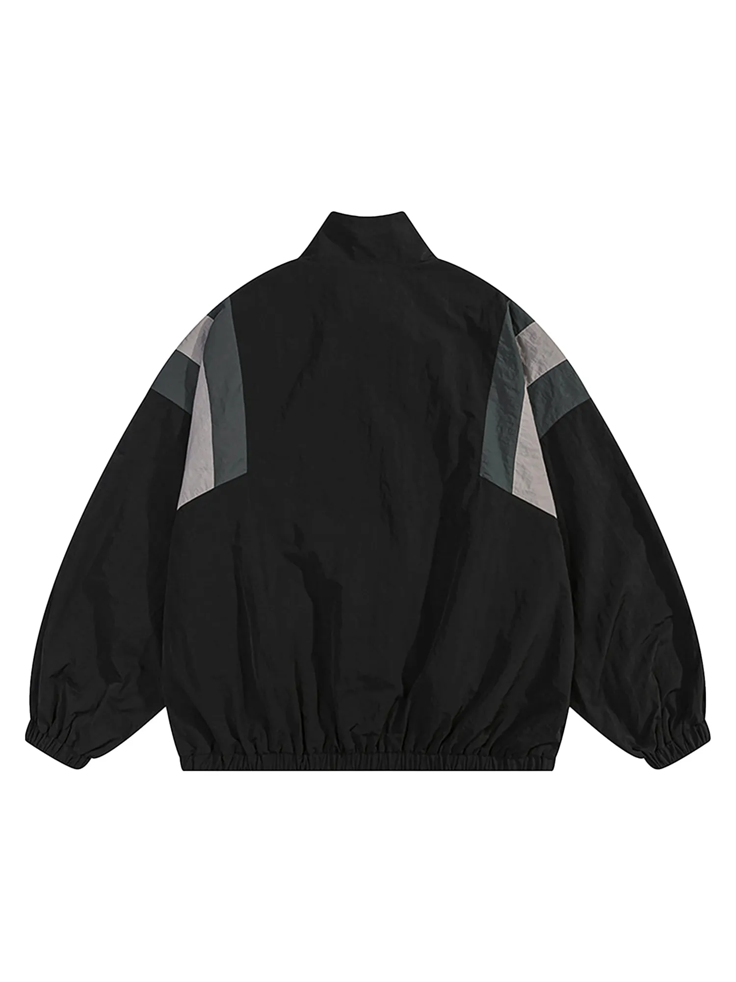 Thesupermade Patchwork Contrasting Windbreaker Jacket sold by Thesupermade product image thumbnail 2