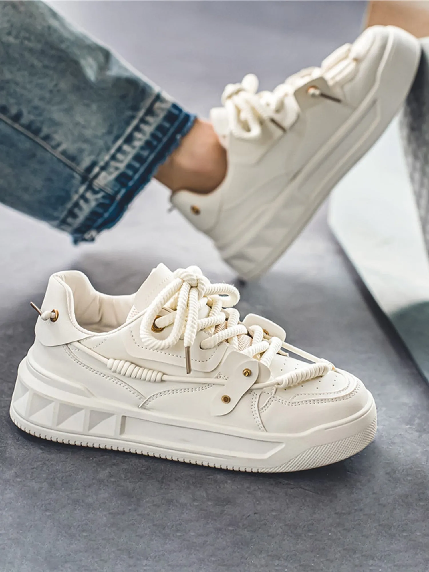 Drawstring Chunky Sneakers sold by Thesupermade product image thumbnail 5