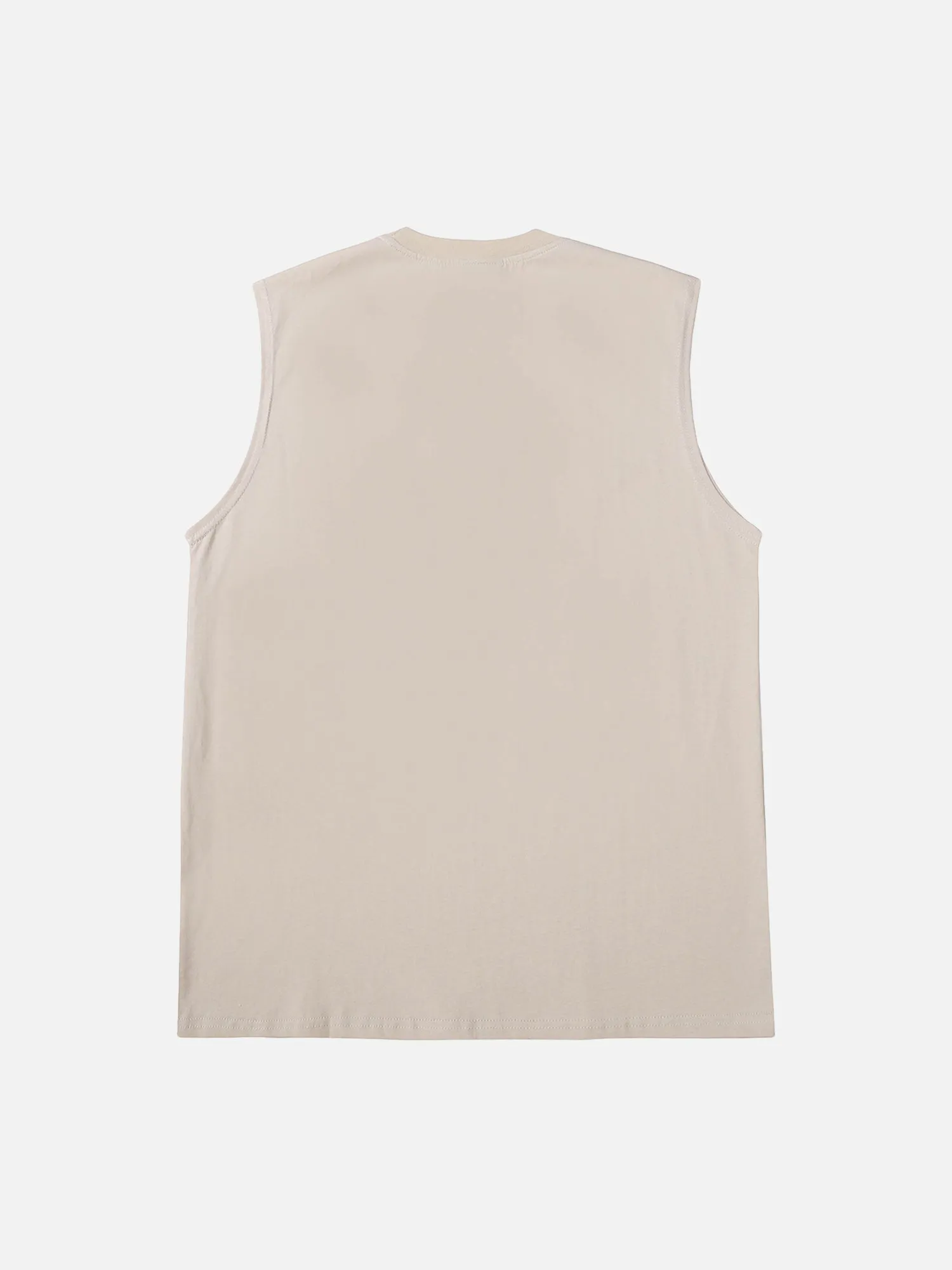 Thesupermade American Retro Hip-hop Printed Sleeveless Vest sold by Thesupermade product image thumbnail 2