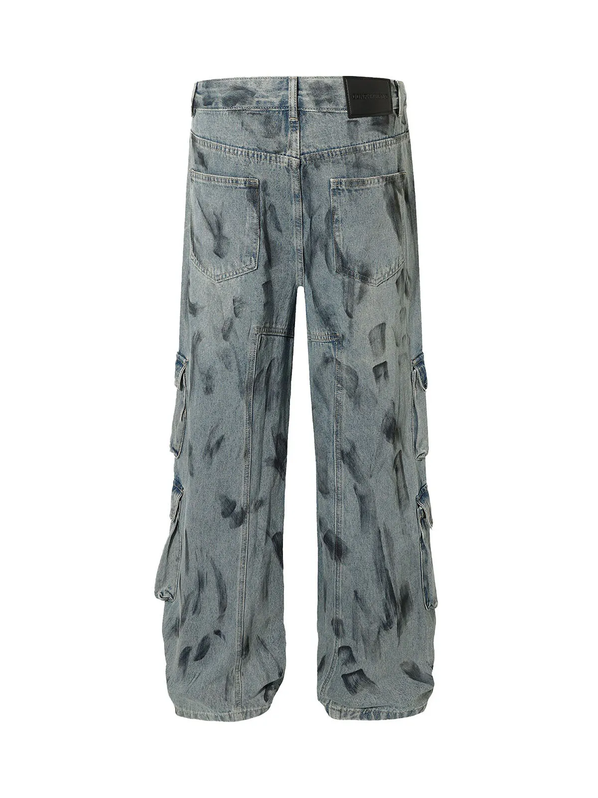 Thesupermade High Street Distressed Workwear Pocket Jeans sold by Thesupermade product image thumbnail 2