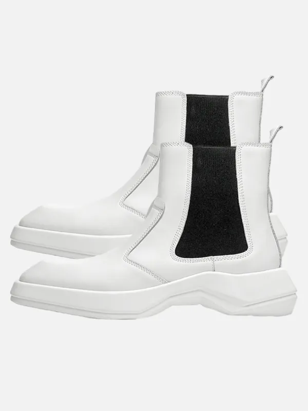 British Style High Top Versatile Chelsea Motorcycle Boots sold by Thesupermade