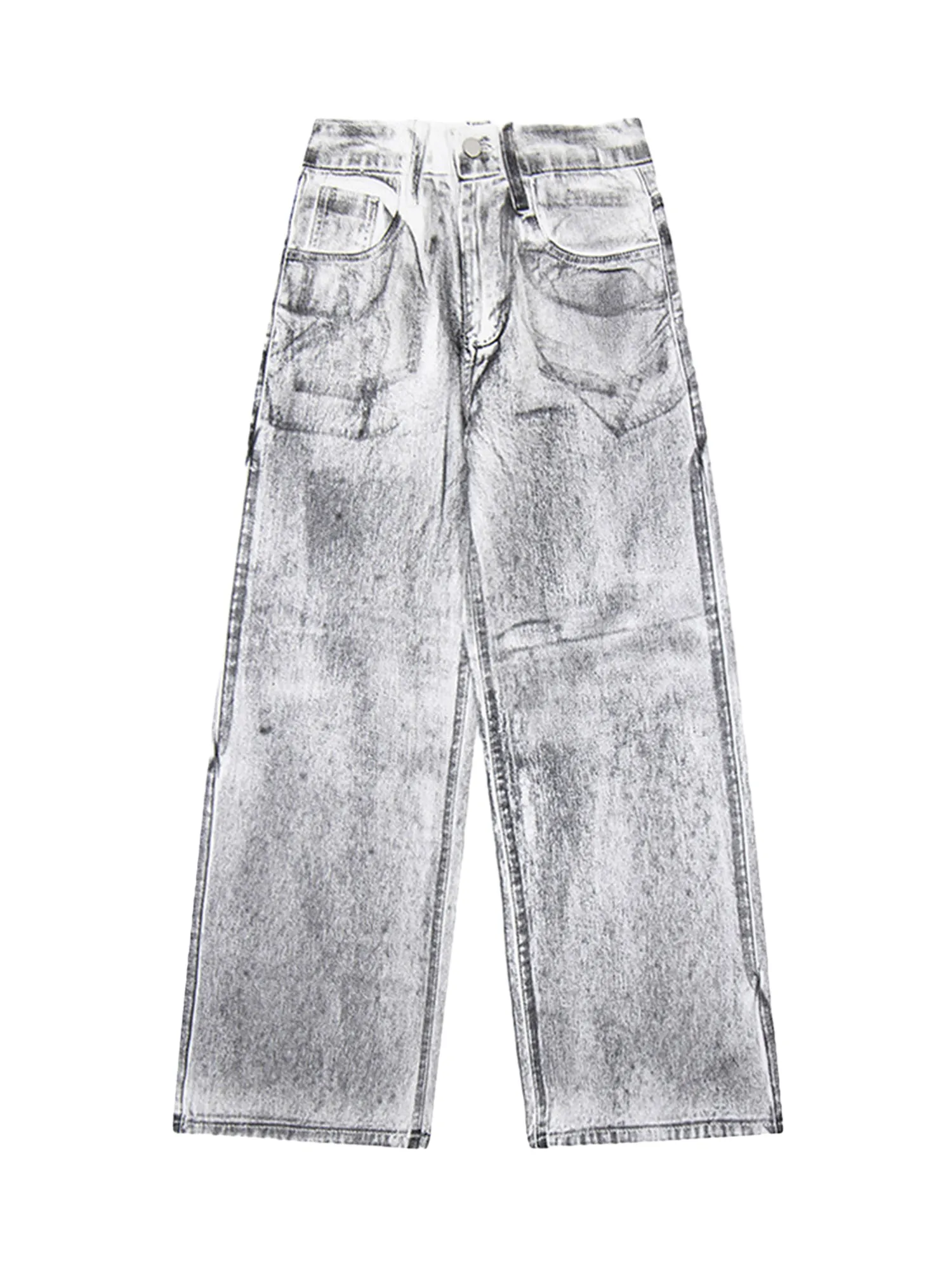 ★LANGER★ dirty cat white jeans LANGER dirty cat white jeans (aespa Karina Wear)