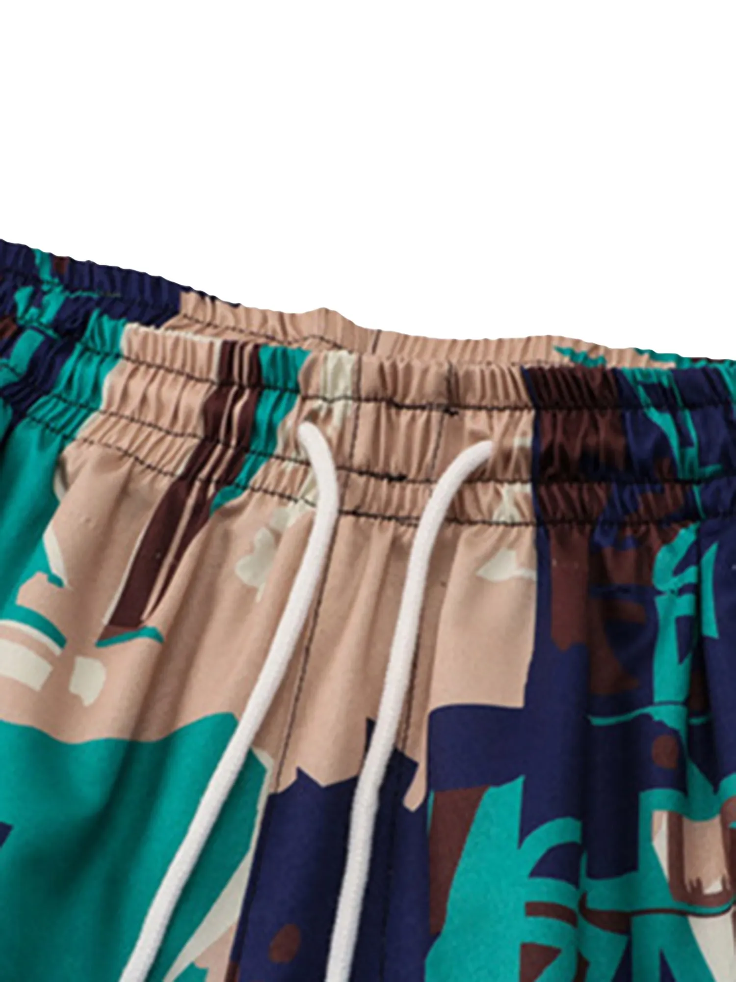 High Street Abstract Rap Floral Short Set sold by Thesupermade product image thumbnail 5