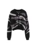Thesupermade Crop Knit Fuzzy Sweater sold by Thesupermade