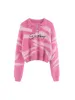 Thesupermade Crop Knit Fuzzy Sweater sold by Thesupermade