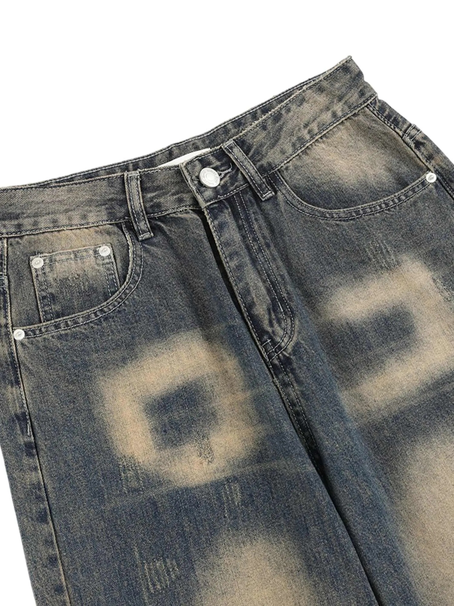 Thesupermade High Street Distressed Washed Ripped Jeans sold by Thesupermade product image thumbnail 3