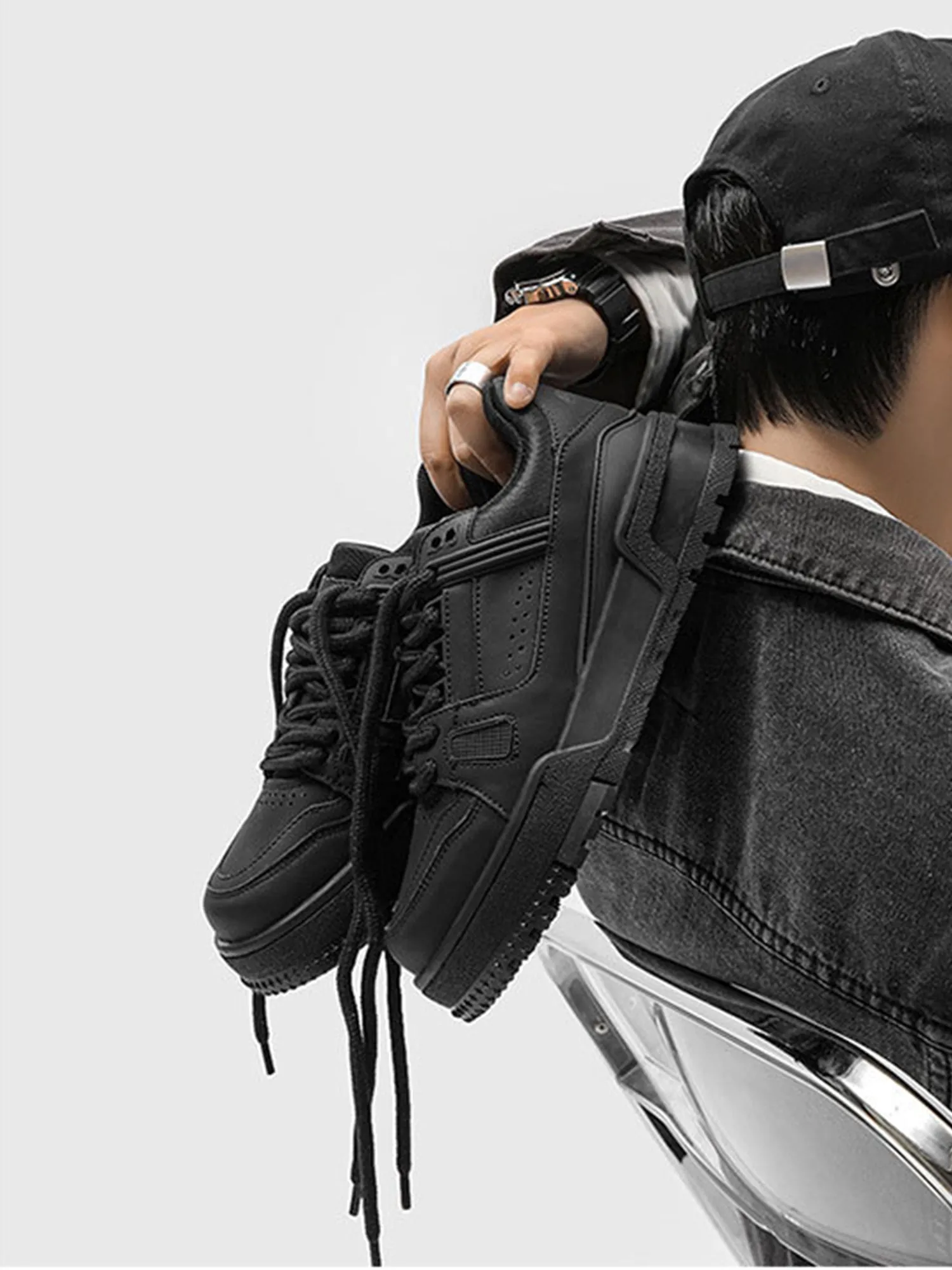 Thesupermade Black Warrior Street Rap Sneakers sold by Thesupermade product image thumbnail 4