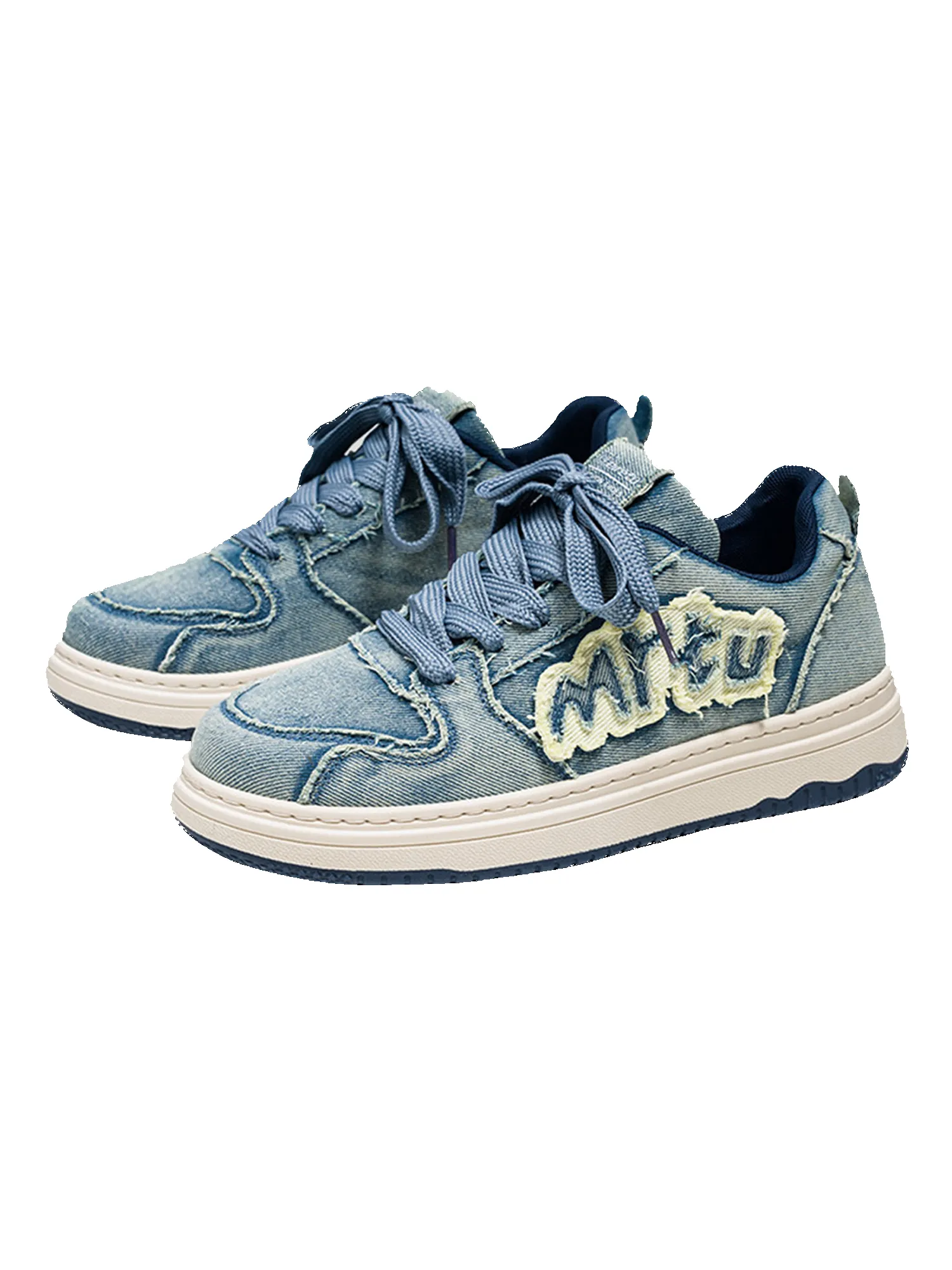 Thesupermade Retro Patch Design Casual Sneakers - 2101 sold by Thesupermade product image thumbnail 2