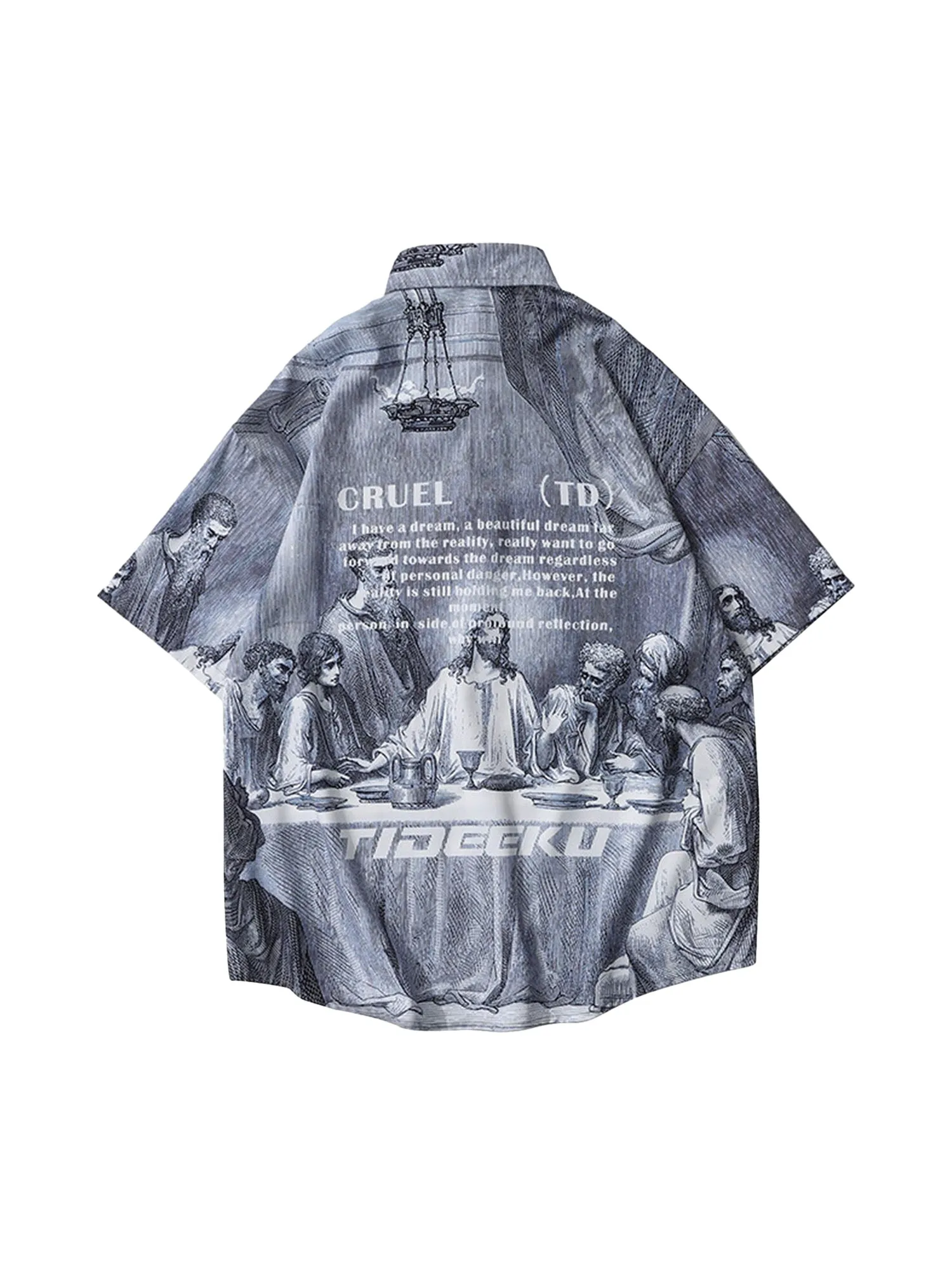 Thesupermade The Last Supper Printed Shirts sold by Thesupermade product image thumbnail 2