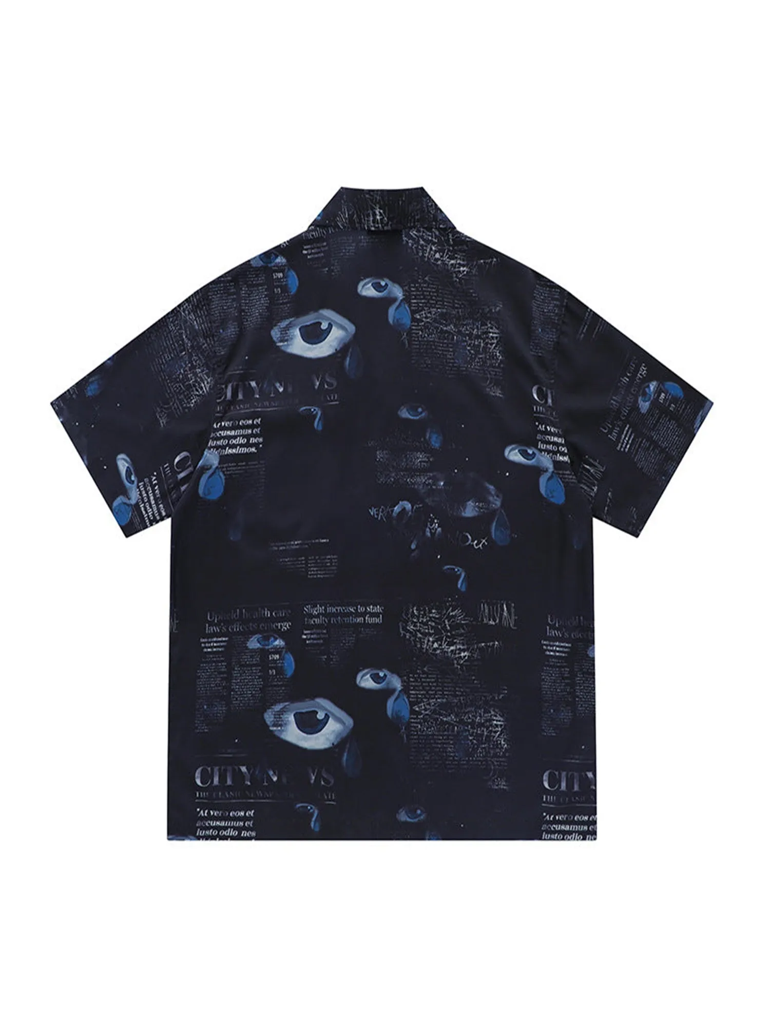 Thesupermade American Hip Hop Eye Print Shirts sold by Thesupermade product image thumbnail 3