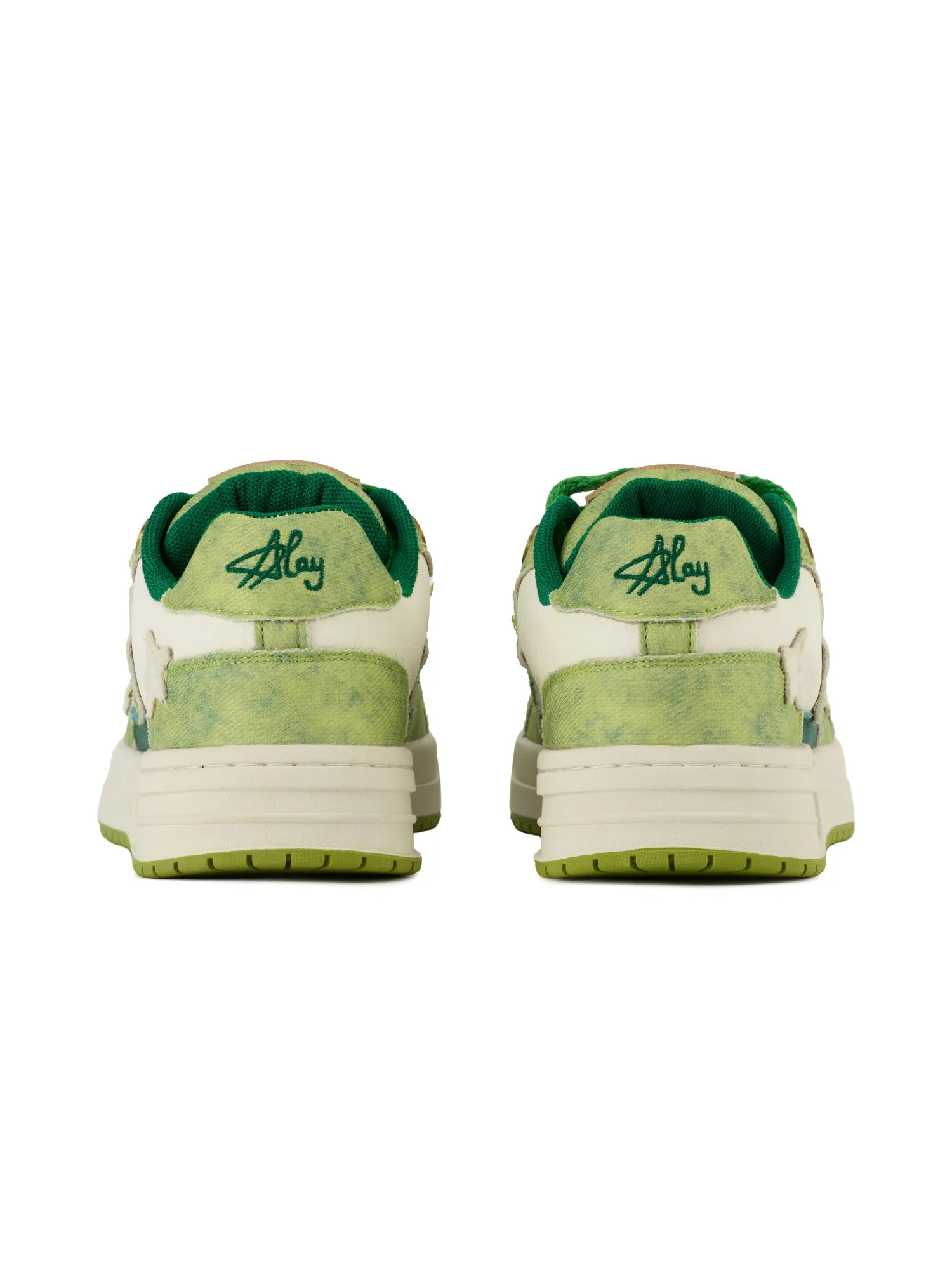 Avocado Green Star Chunky Sneakers sold by Thesupermade product image thumbnail 4