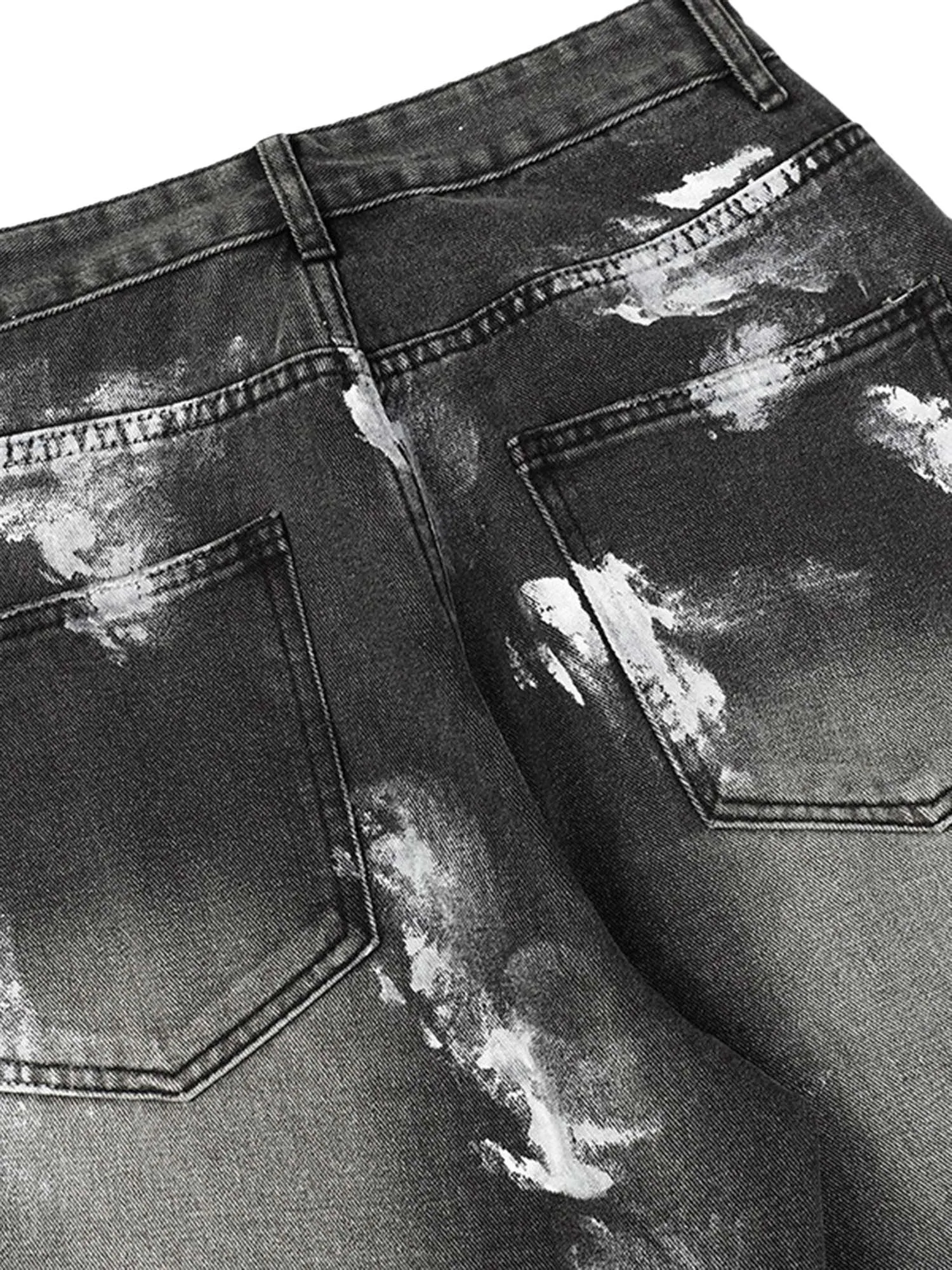 Retro Washed Ripped Jeans sold by Thesupermade product image thumbnail 3