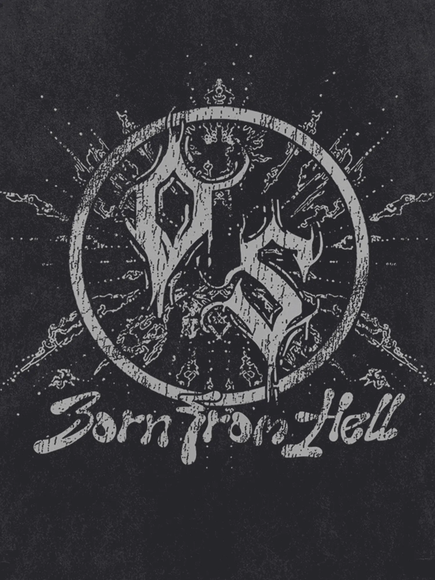 Thesupermade Sun Rune Rivet Street Rap Sleeveless Vest sold by Thesupermade product image thumbnail 3