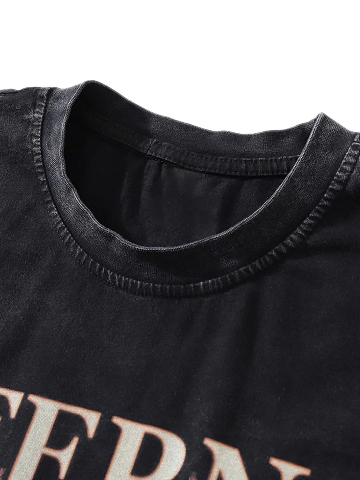 Thesupermade Vintage Skull Crew Neck Sweatshirt sold by Thesupermade product image thumbnail 3