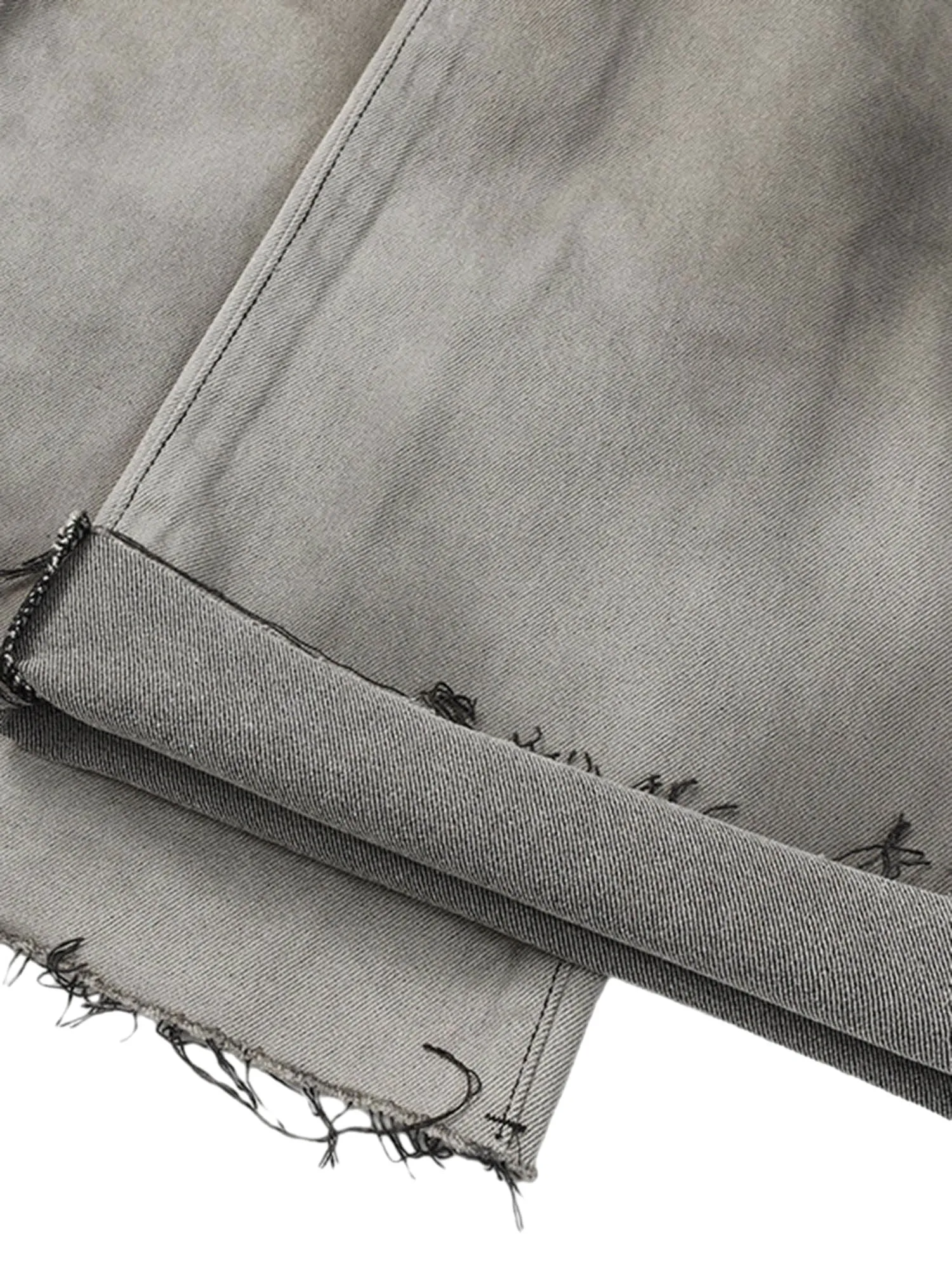 High Street Washed Distressed Straight Leg Jeans sold by Thesupermade product image thumbnail 5