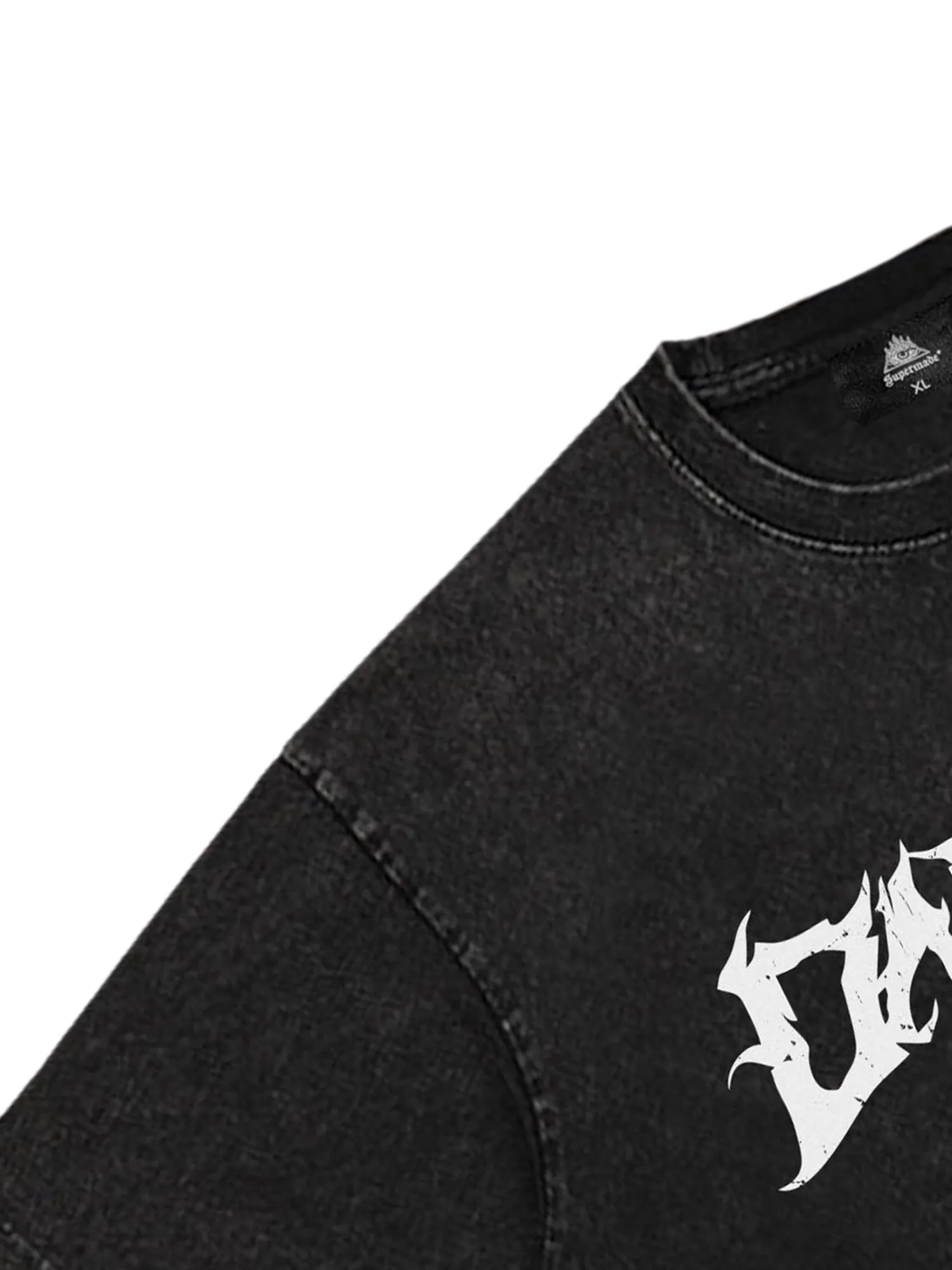 Thesupermade Washed Skull Print T-shirt sold by Thesupermade product image thumbnail 4