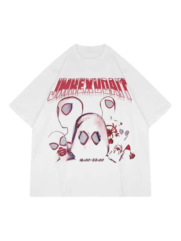 American Retro Fun Printed Street Rap T-shirt sold by Thesupermade