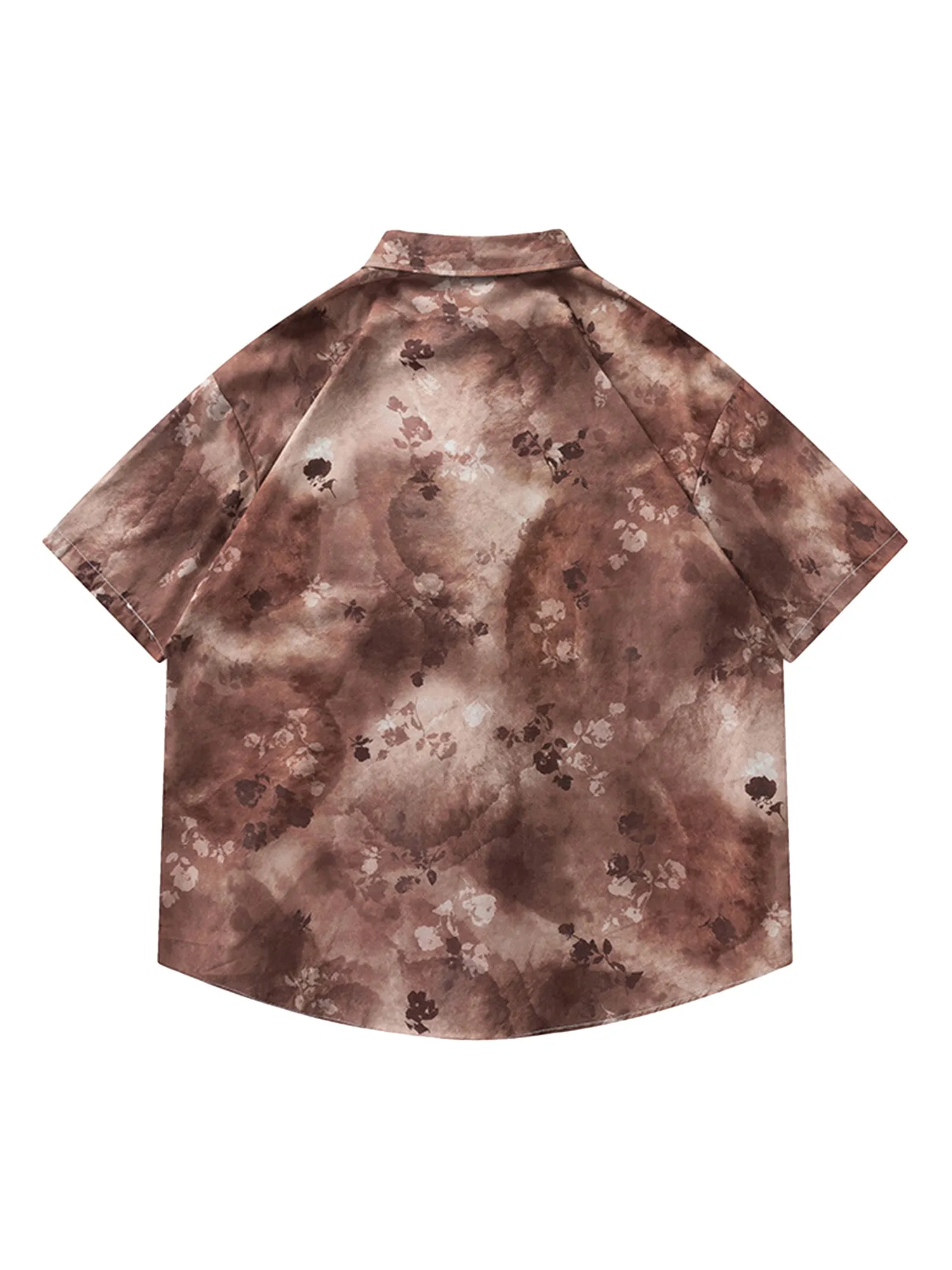 Thesupermade Trendy Versatile Mood Floral Print Shirts sold by Thesupermade product image thumbnail 2