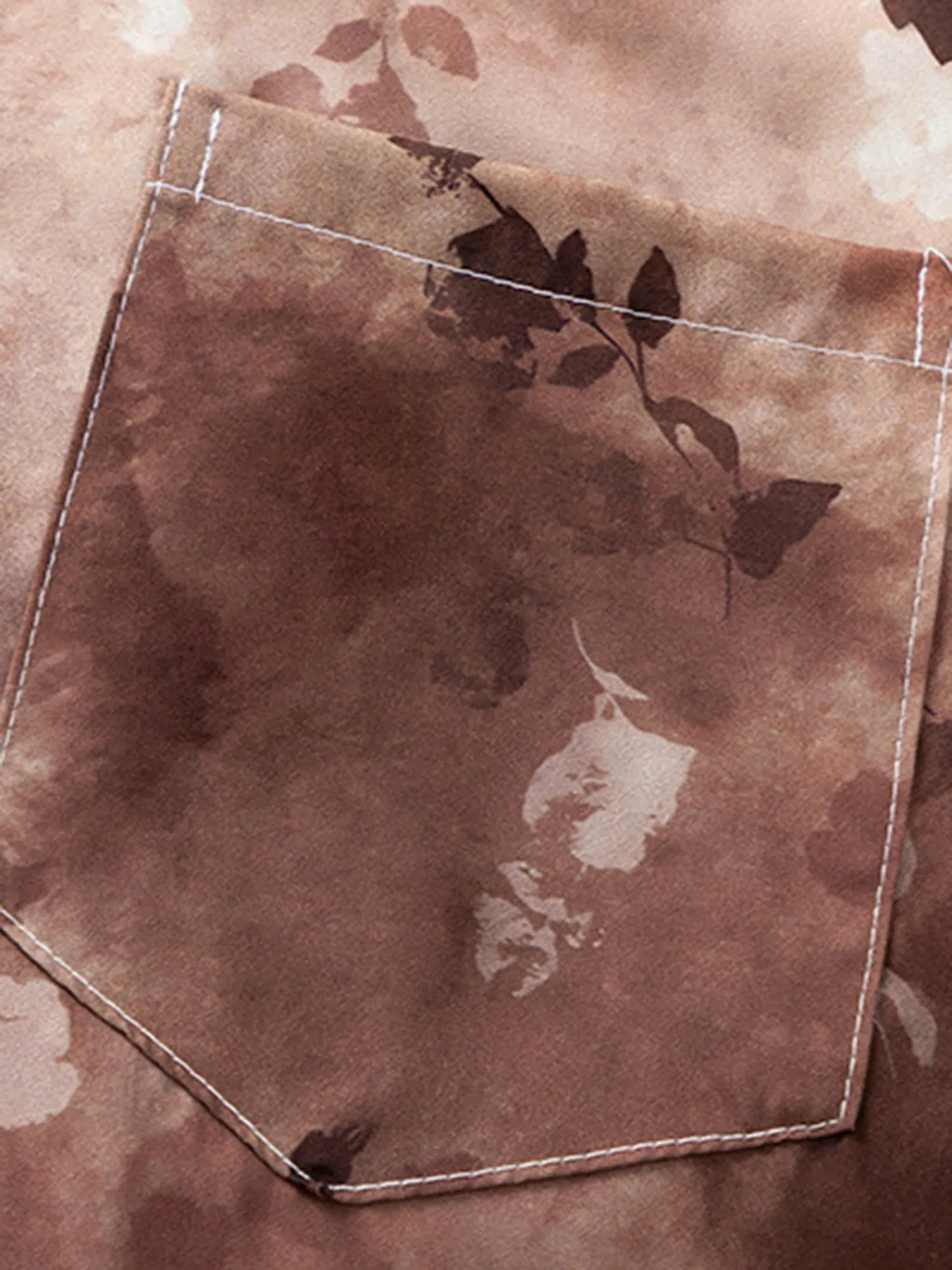 Thesupermade Trendy Versatile Mood Floral Print Shirts sold by Thesupermade product image thumbnail 3