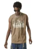 Thesupermade Washed Flame Letters Street Rap Vest sold by Thesupermade