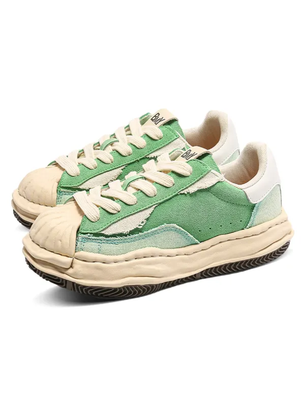 Thesupermade Retro Shell Head Original Sole Street Rap Sneakers sold by Thesupermade