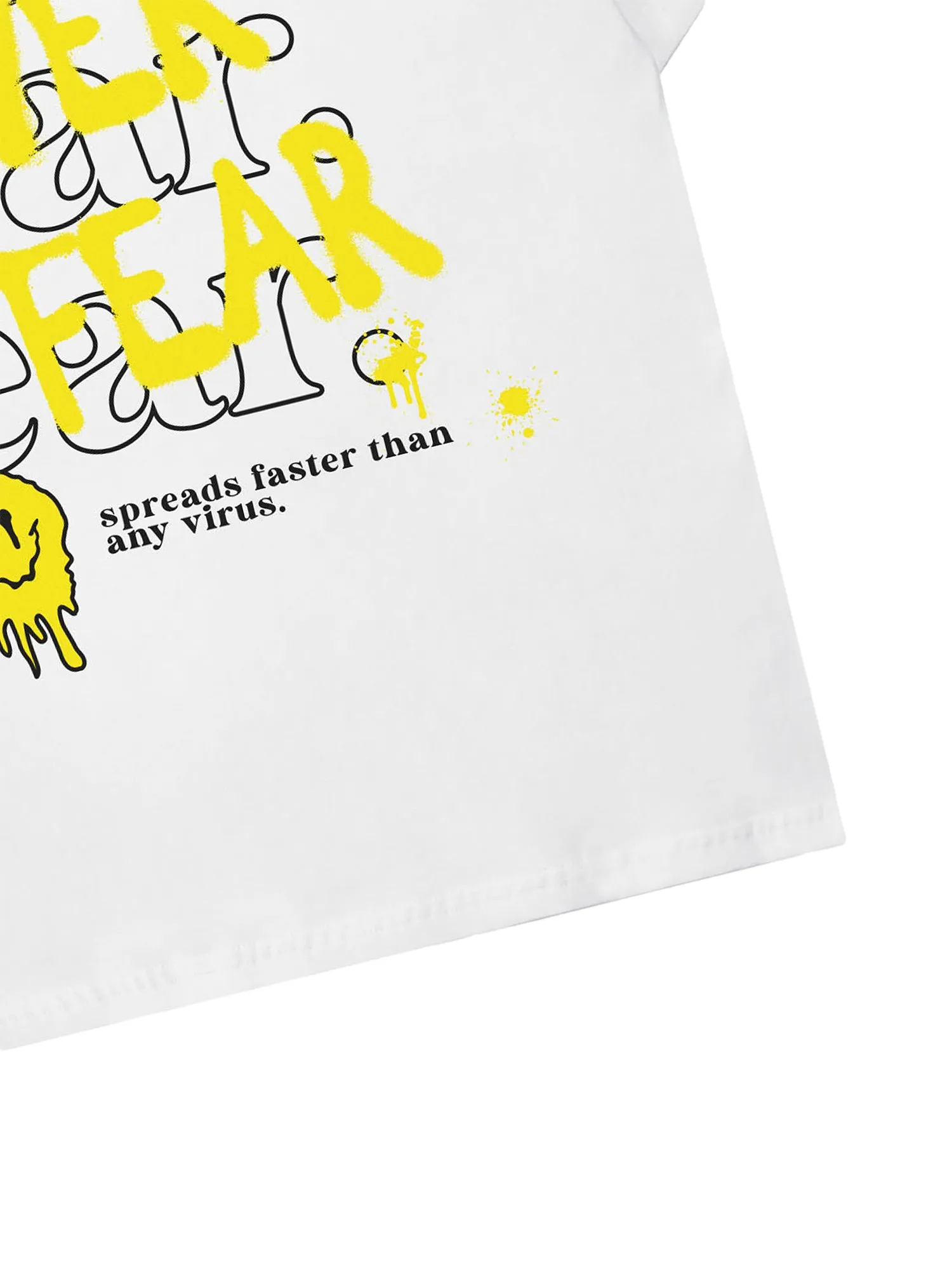 Thesupermade Smiley Graffiti Print T-Shirt sold by Thesupermade product image thumbnail 4