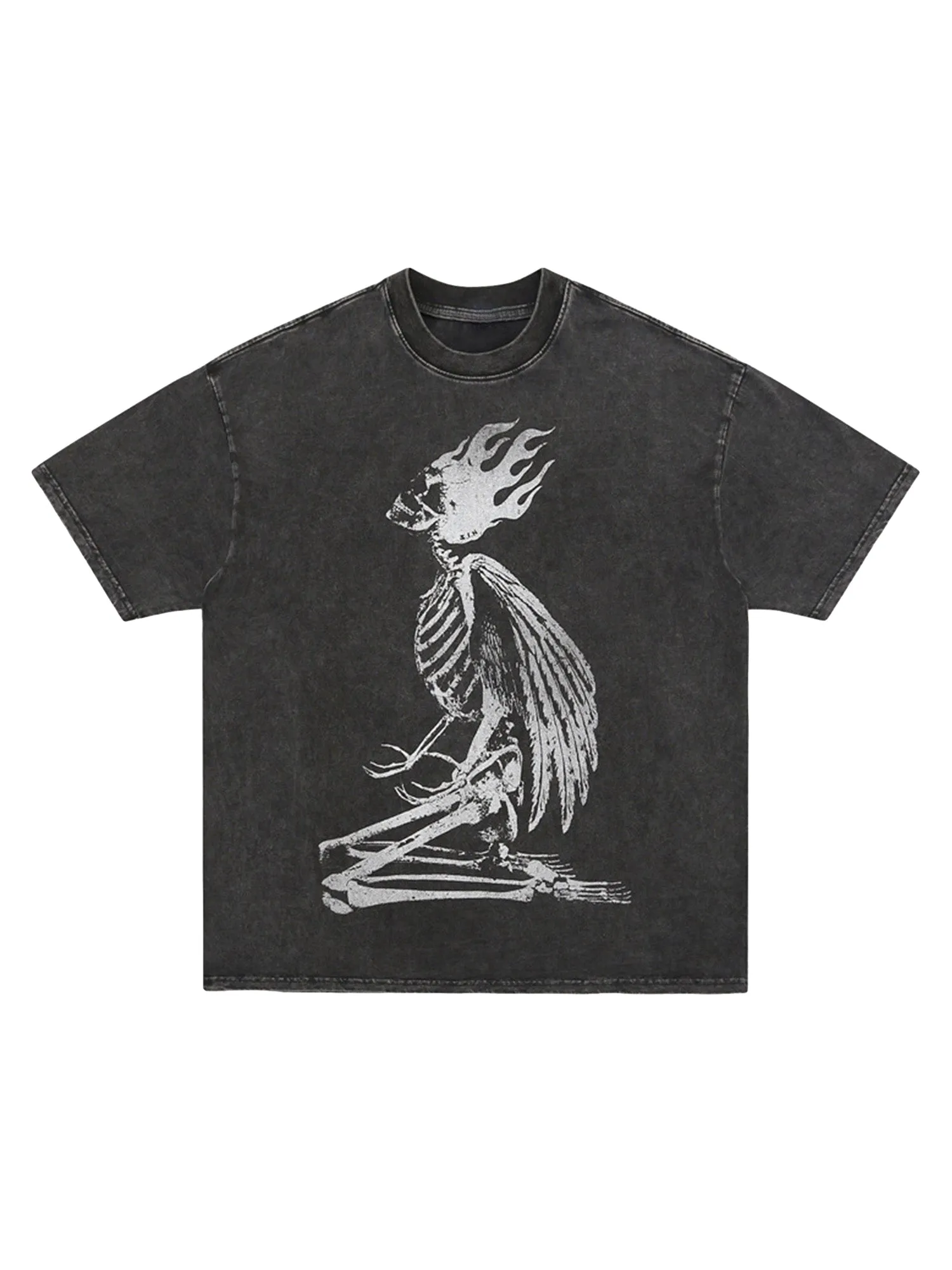Retro Street West Coast Skeleton Hip Hop T-shirt sold by Thesupermade