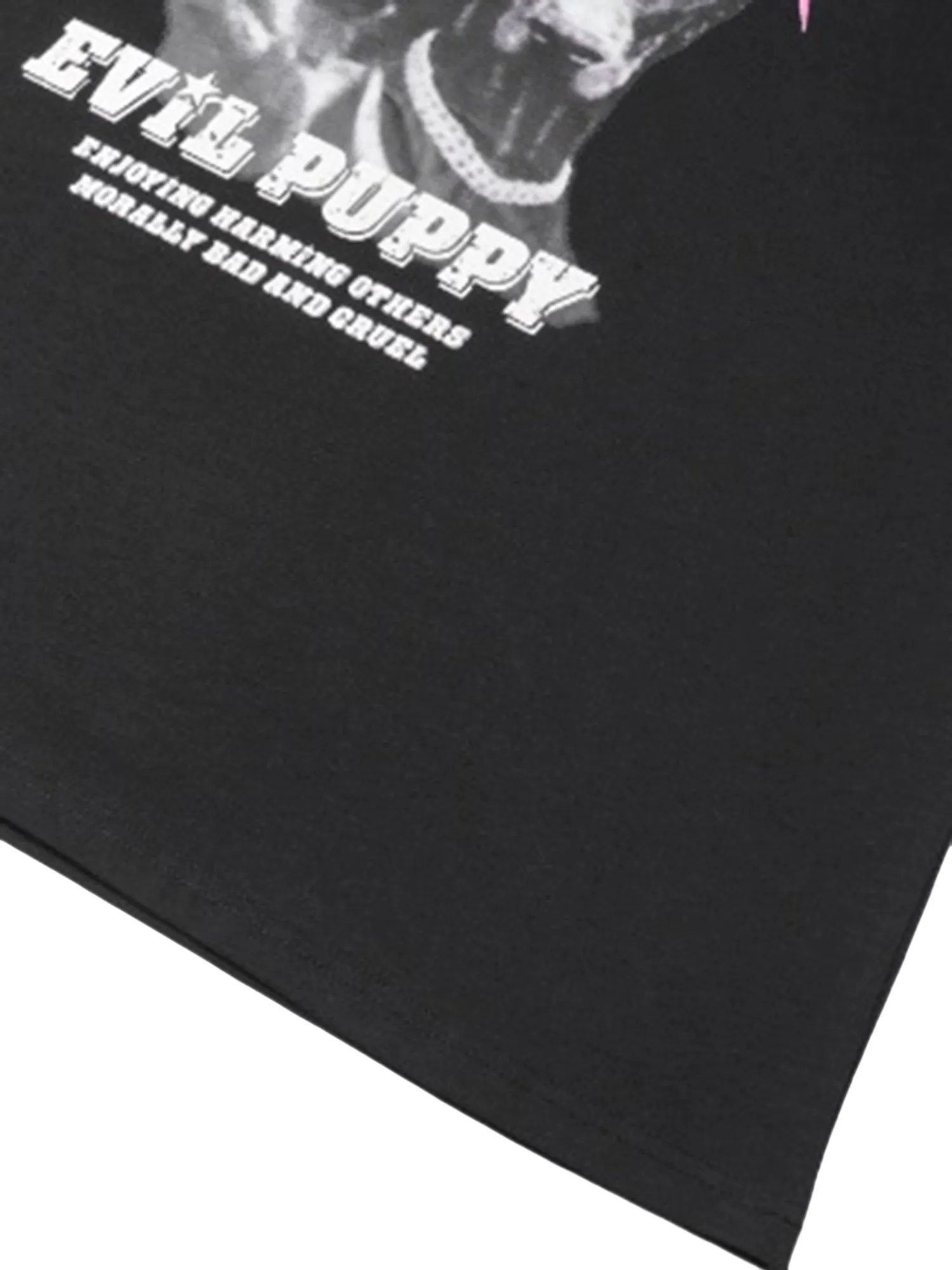 Street Trend Dynamic Flame Letters Street Rap T-shirt sold by Thesupermade product image thumbnail 4