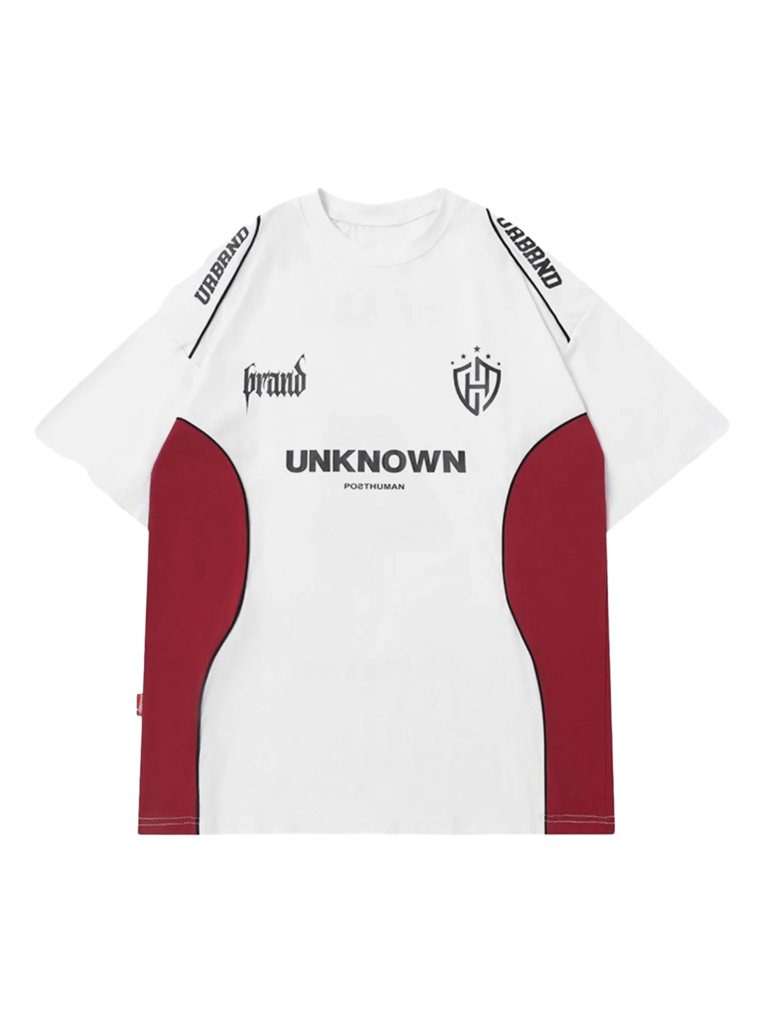 Thesupermade Retro Racing Style Clashing Color T-shirt - 2056 sold by Thesupermade product image thumbnail 3