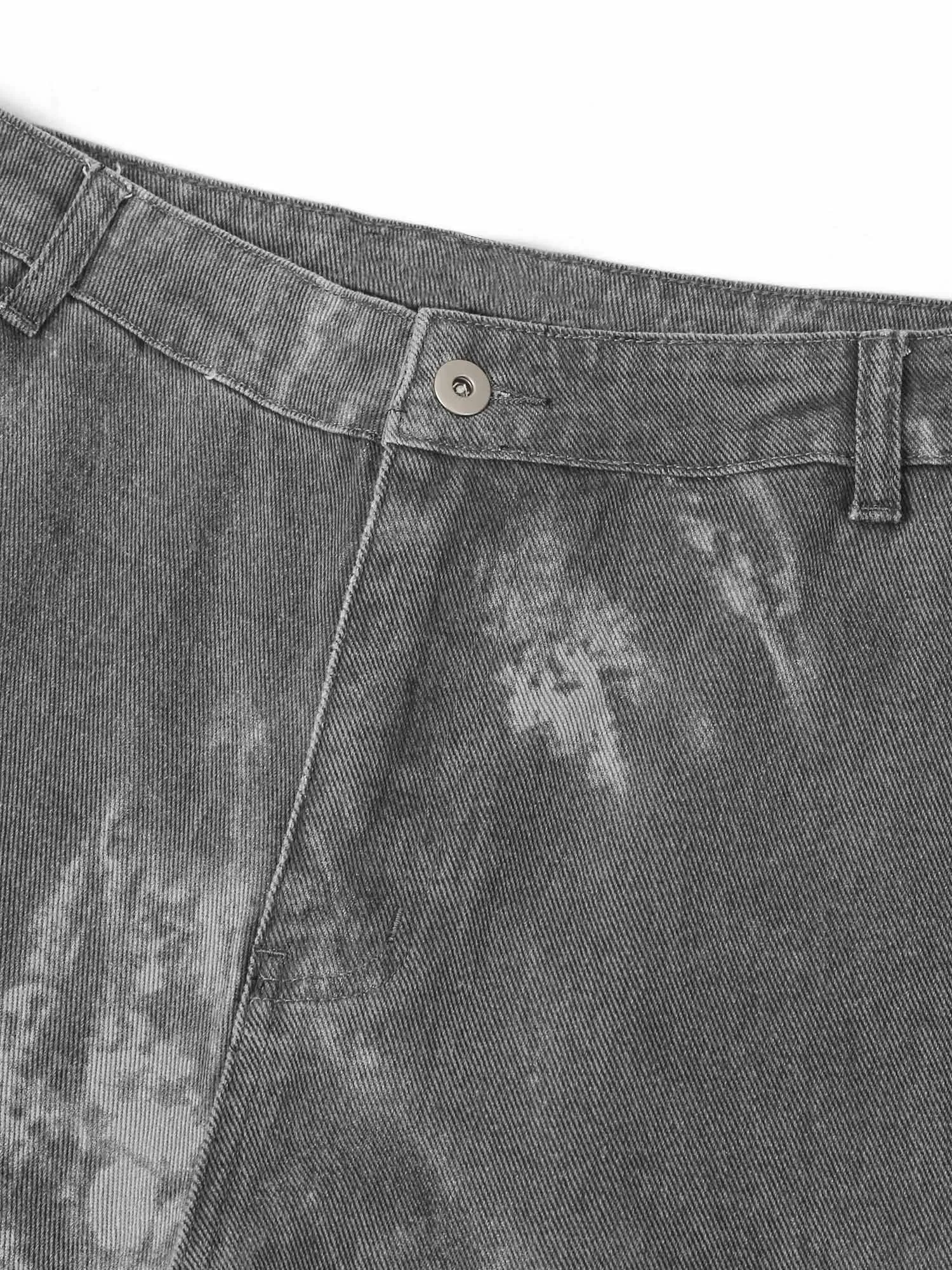 Thesupermade High Street Hip-hop Distressed Washed Work Jeans sold by Thesupermade product image thumbnail 5