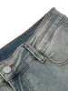 Thesupermade Vintage Washed Split Structure Hip-Hop Jeans sold by Thesupermade