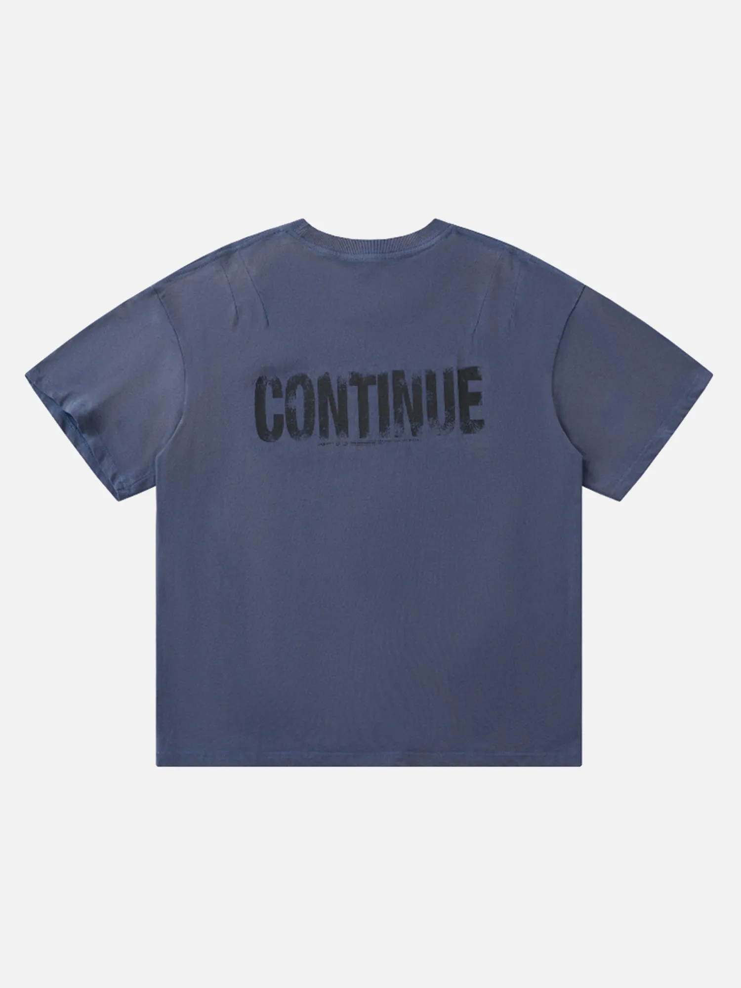 High Street Vintage Washed Distressed VIBE T-shirt sold by Thesupermade