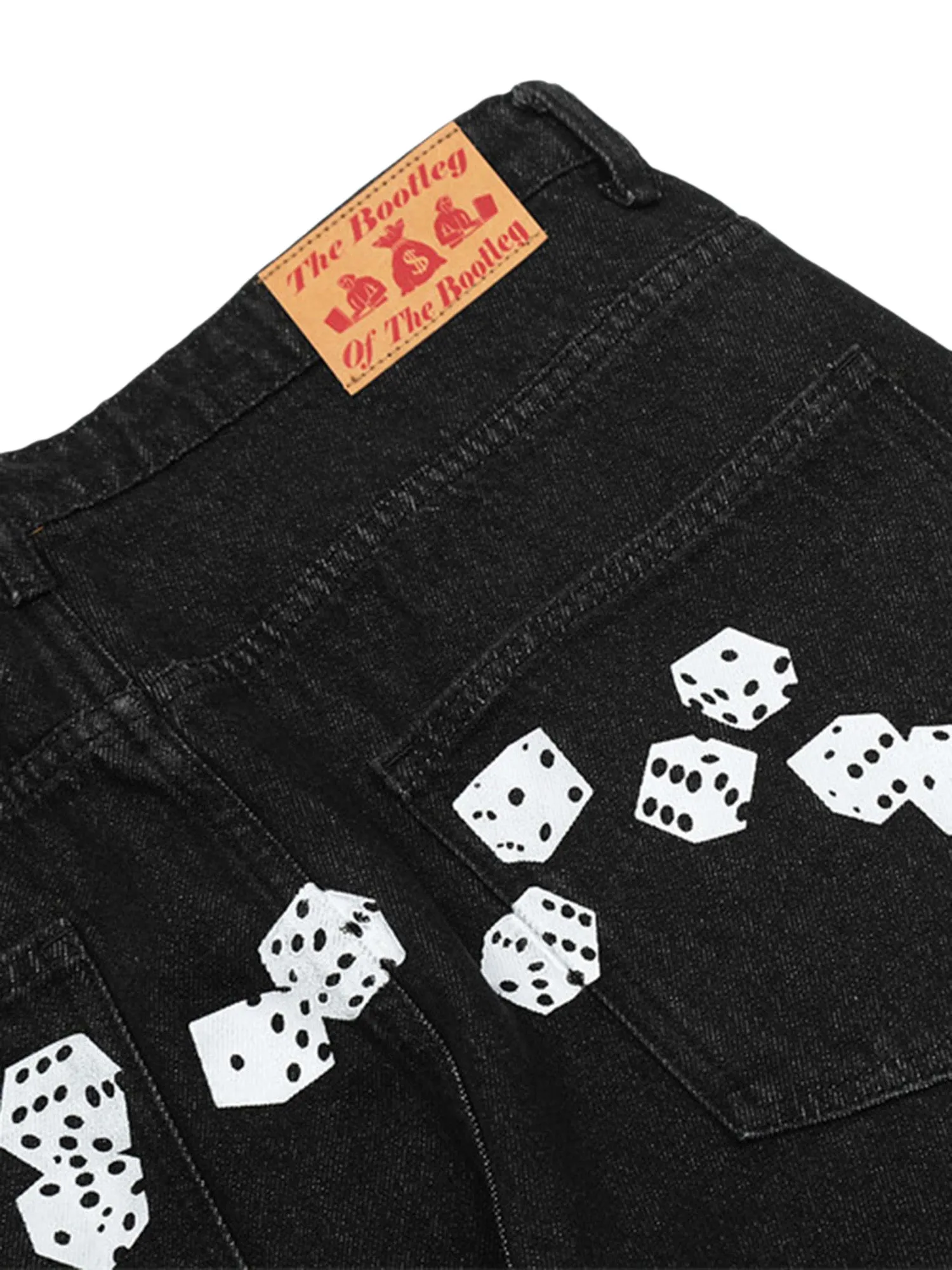 Thesupermade Vintage Dice Print Jeans sold by Thesupermade product image thumbnail 5
