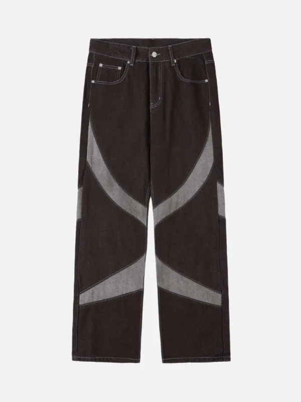 Thesupermade American Patchwork Jeans sold by Thesupermade