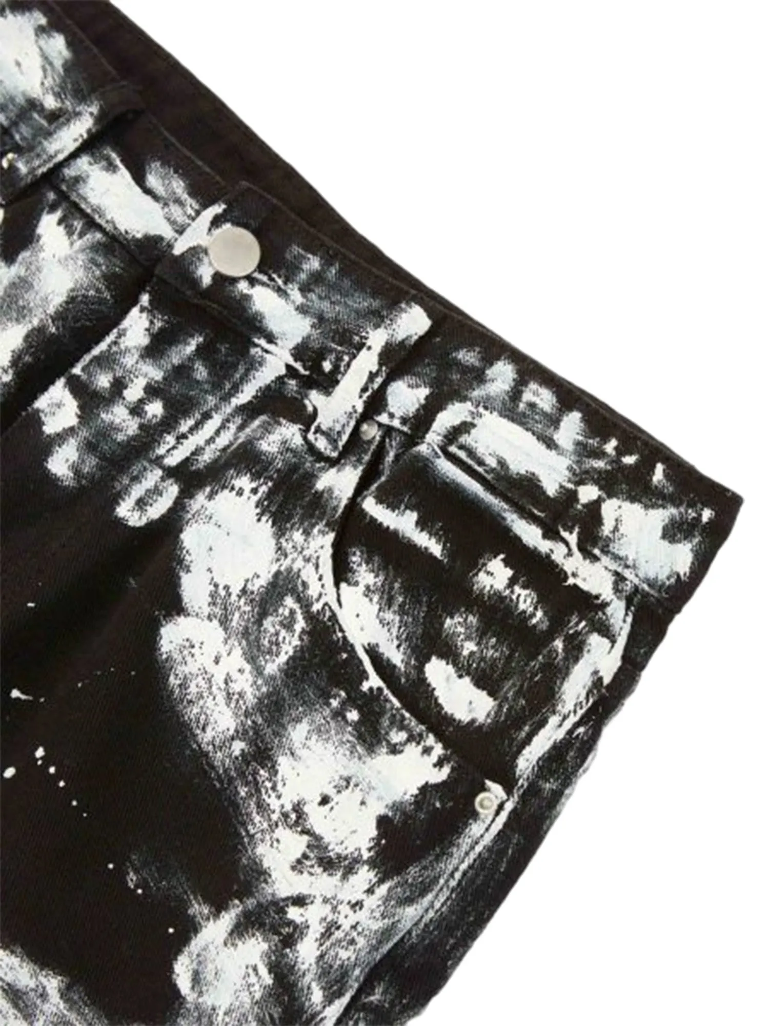 High Street Ripped Graffiti Contrasting Jeans - 1995 sold by Thesupermade product image thumbnail 5