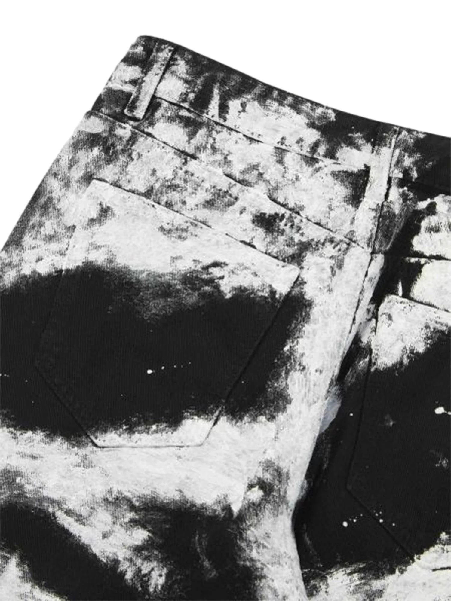 High Street Ripped Graffiti Contrasting Jeans - 1995 sold by Thesupermade product image thumbnail 4