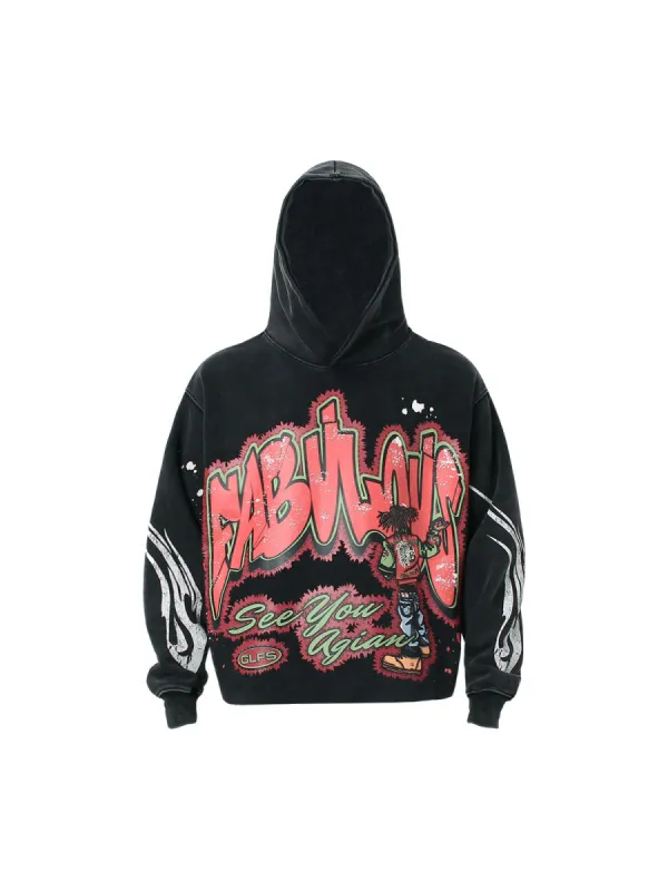 Thesupermade Fun Graffiti Hoodie - 2190 sold by Thesupermade