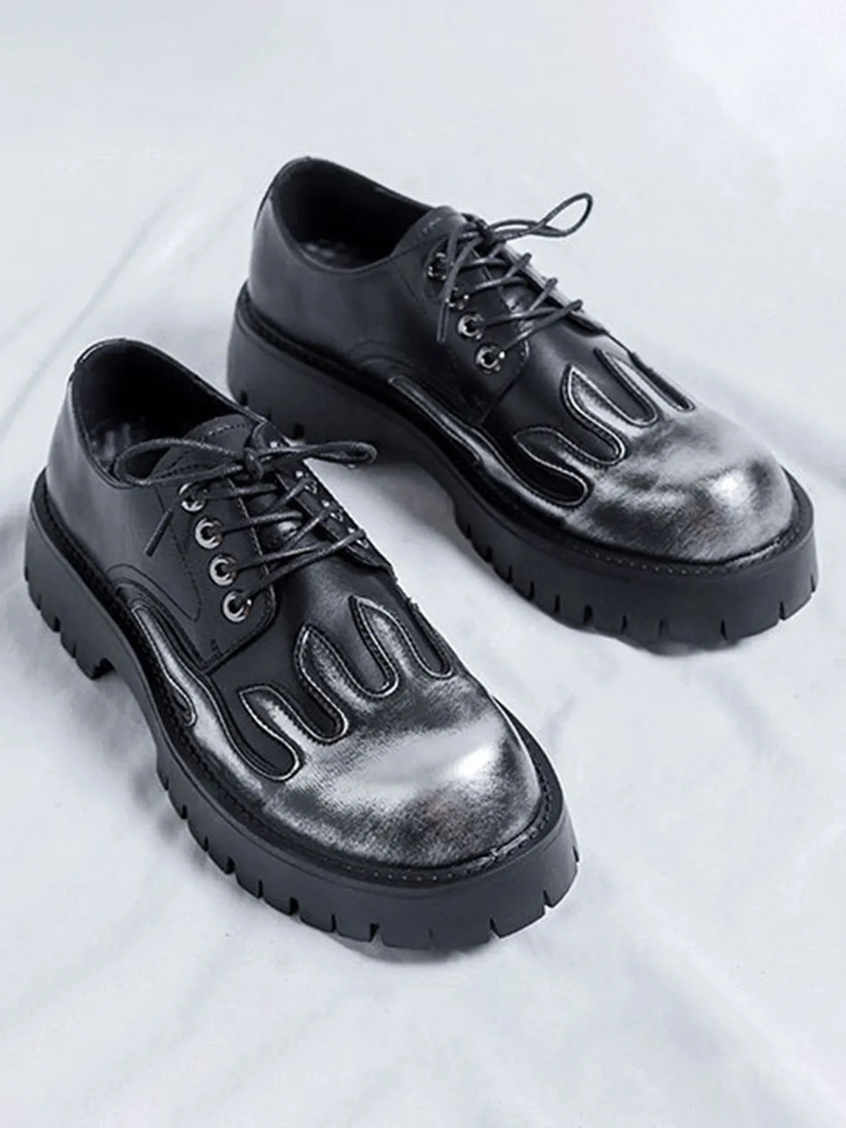 Thesupermade High Street Flame Leather Shoes - 2219 sold by Thesupermade product image thumbnail 3