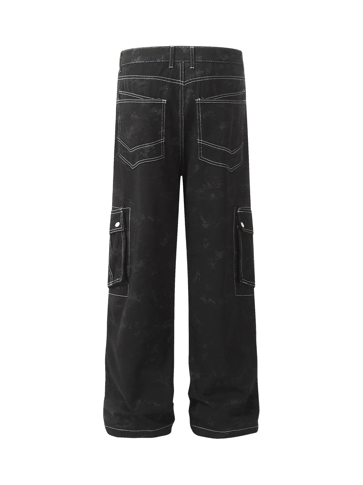 Thesupermade Workwear Multi-Pocket Tie-Dye Pants sold by Thesupermade product image thumbnail 3